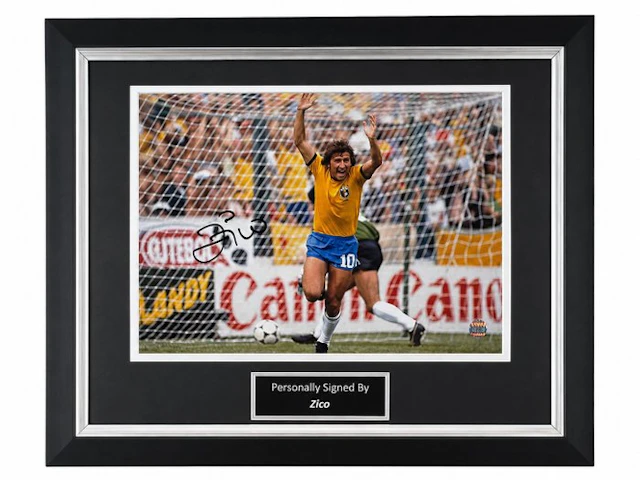 Brazil - Football World Championships - Zico Signed...