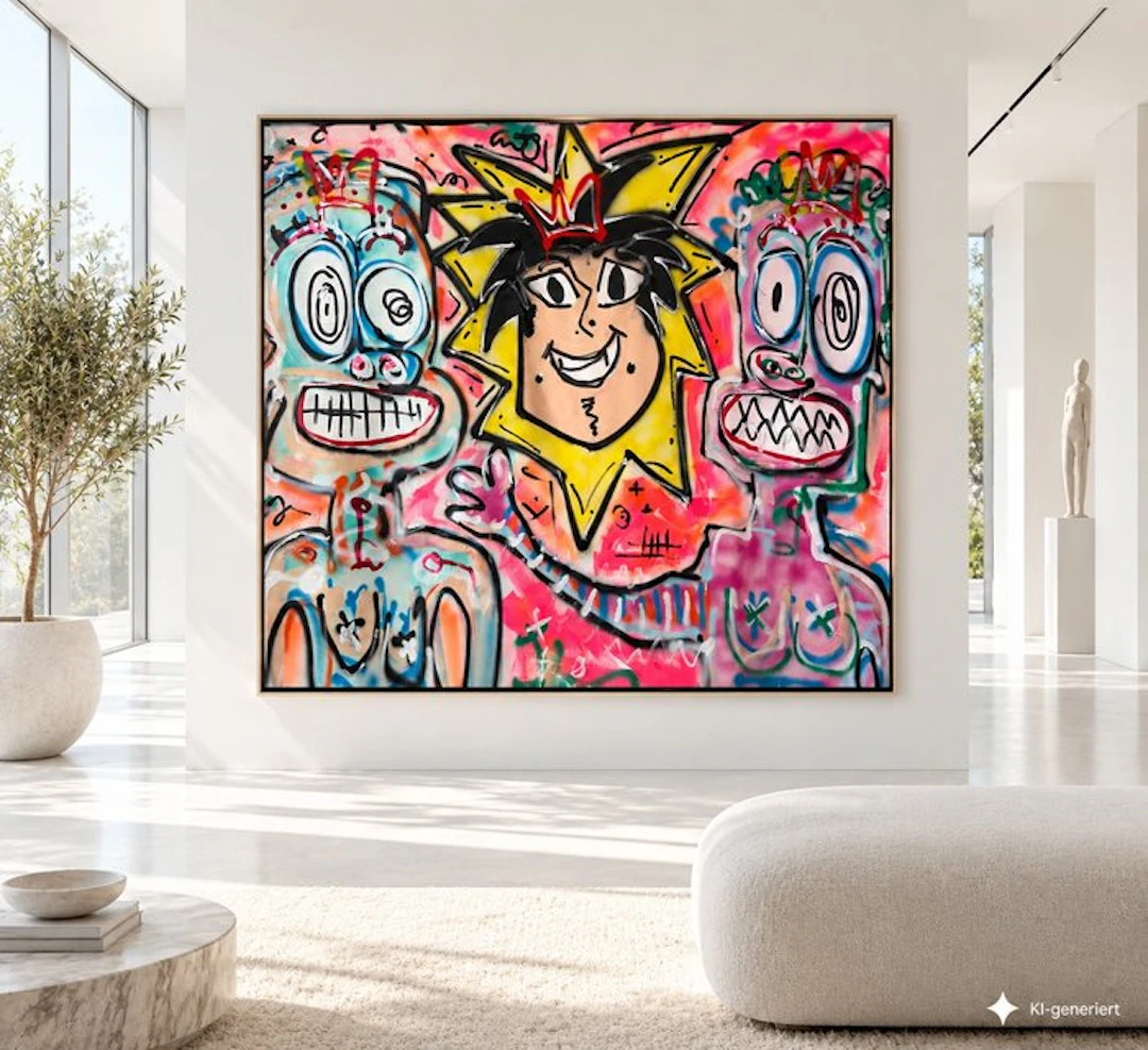 Timo Wedell - Crowning Energies Unite - XXL - Basquiat Style