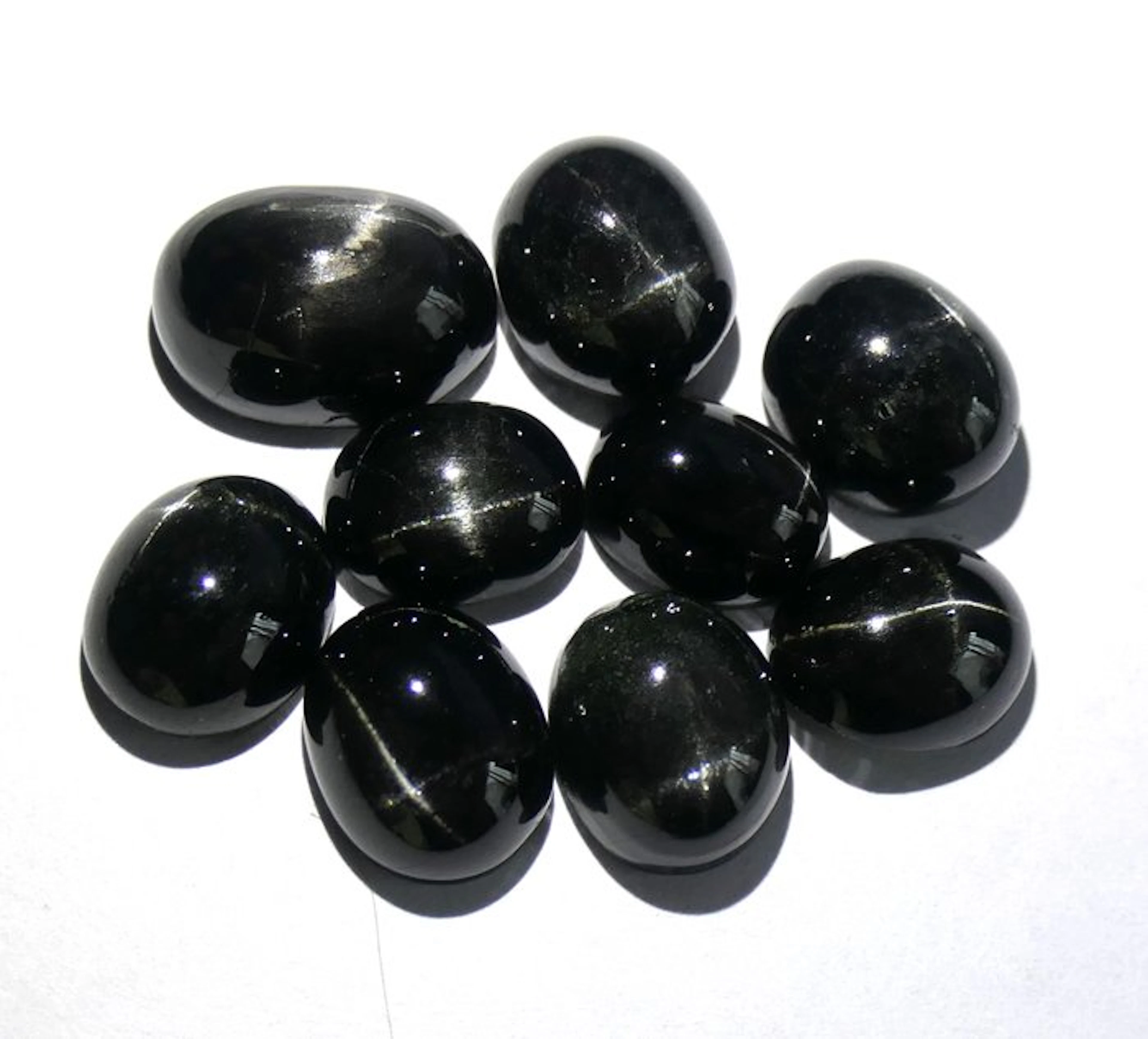 Black Diopside Black Star 100% Natural Cabochon- 10.41 g - (9)