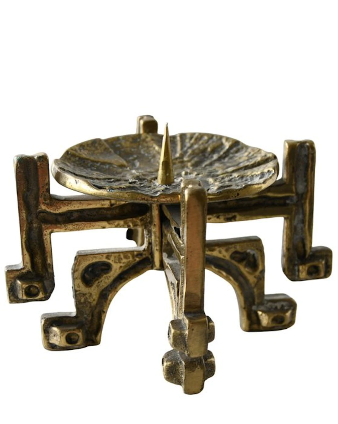 Candleholder - In the manner of Giuseppe Gallo - H 10.5 cm - Bronze