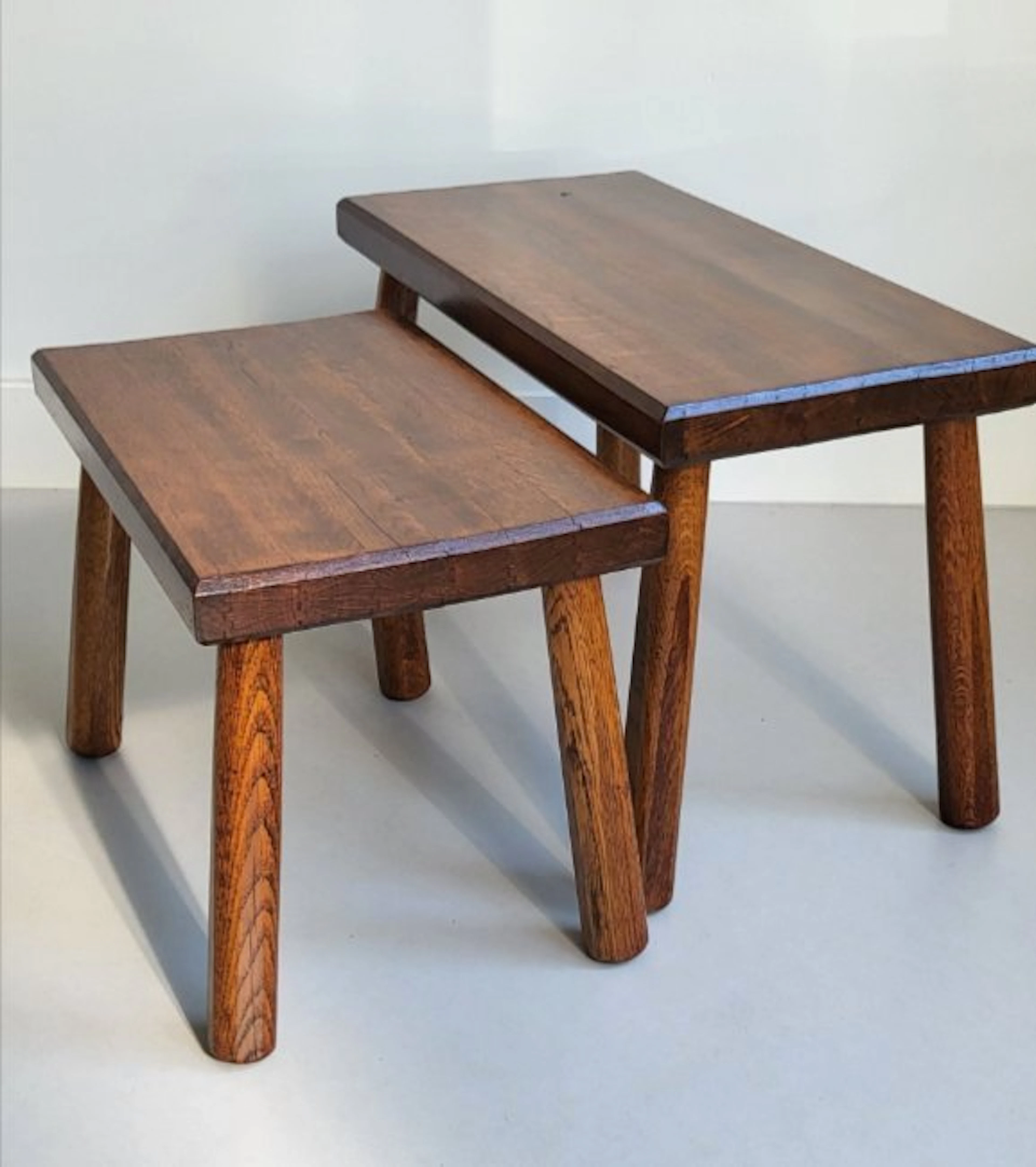 Nesting tables - Oak - Two side tables