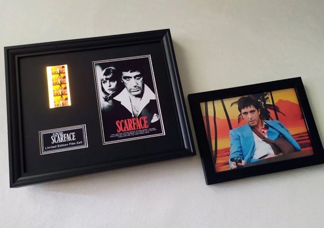Scarface (1983),Filmcell Display Lightbox und Al...