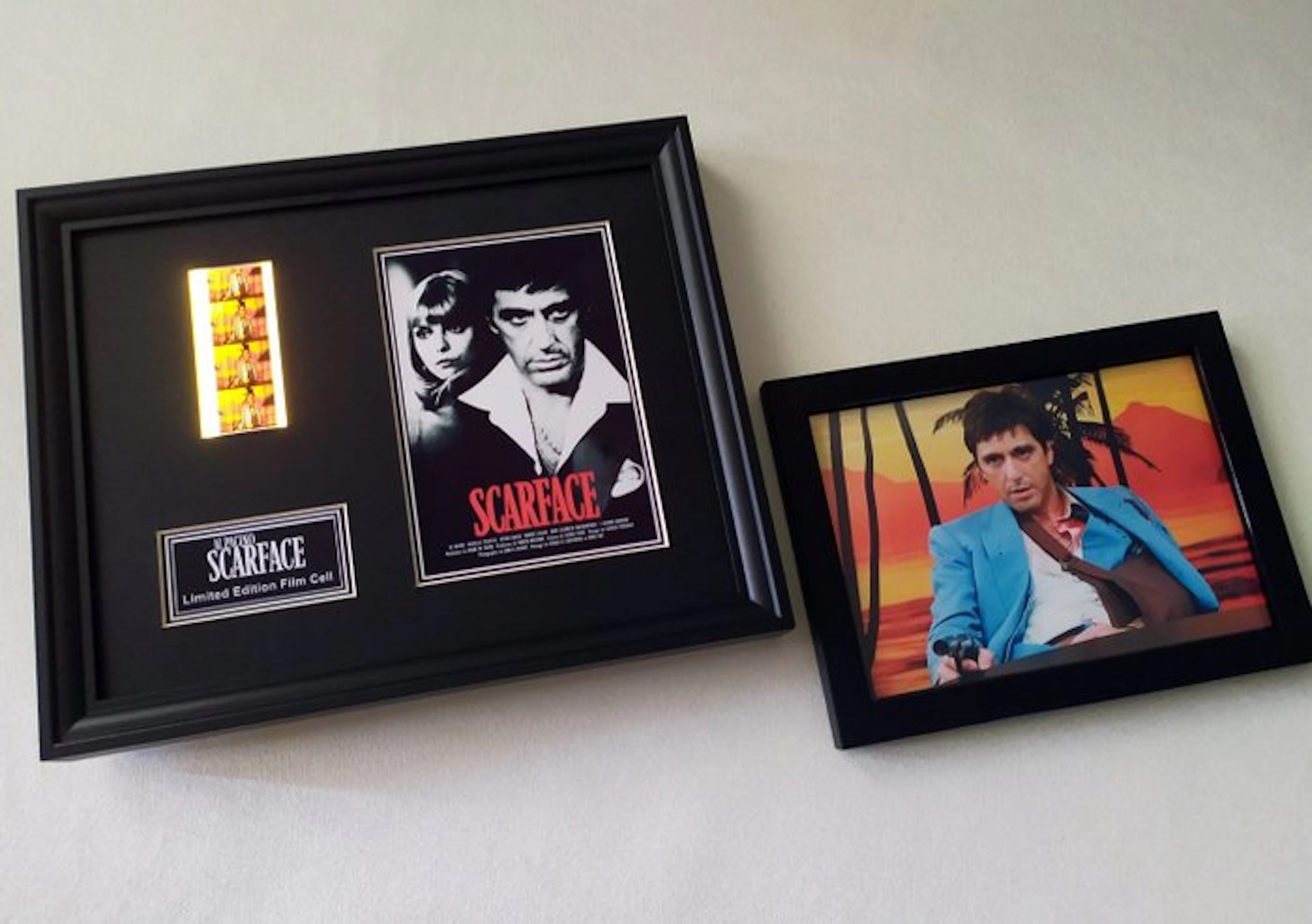 Scarface (1983),Filmcell Display Lightbox und Al...