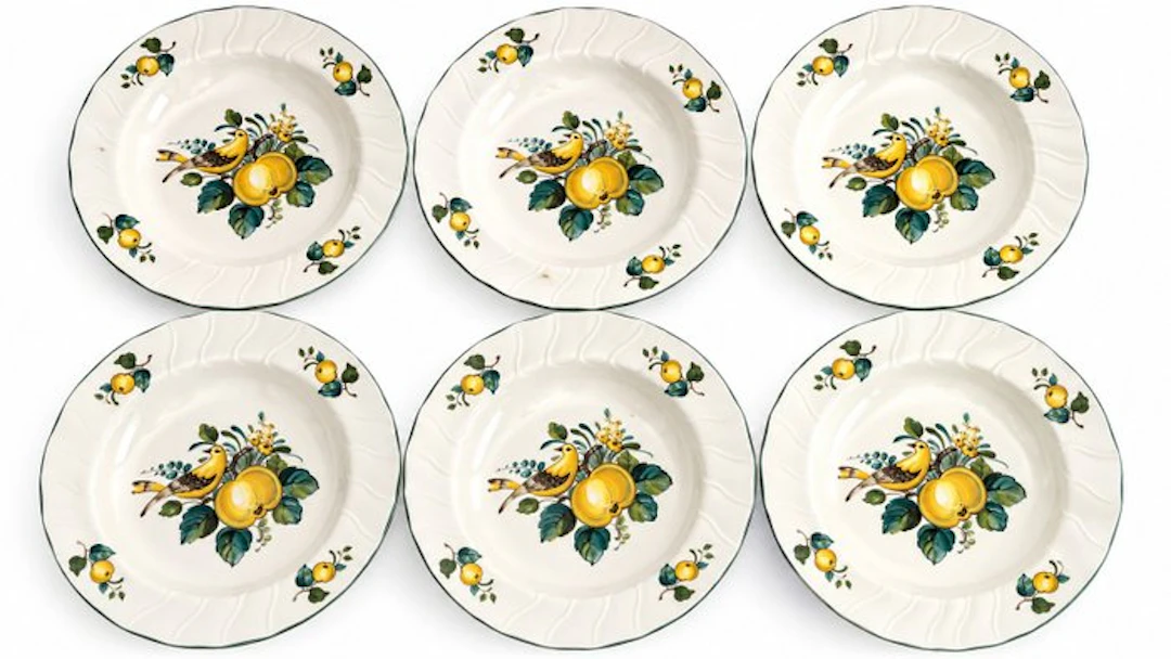 Villeroy & Boch - 6 Assiettes creuses - Table service for...