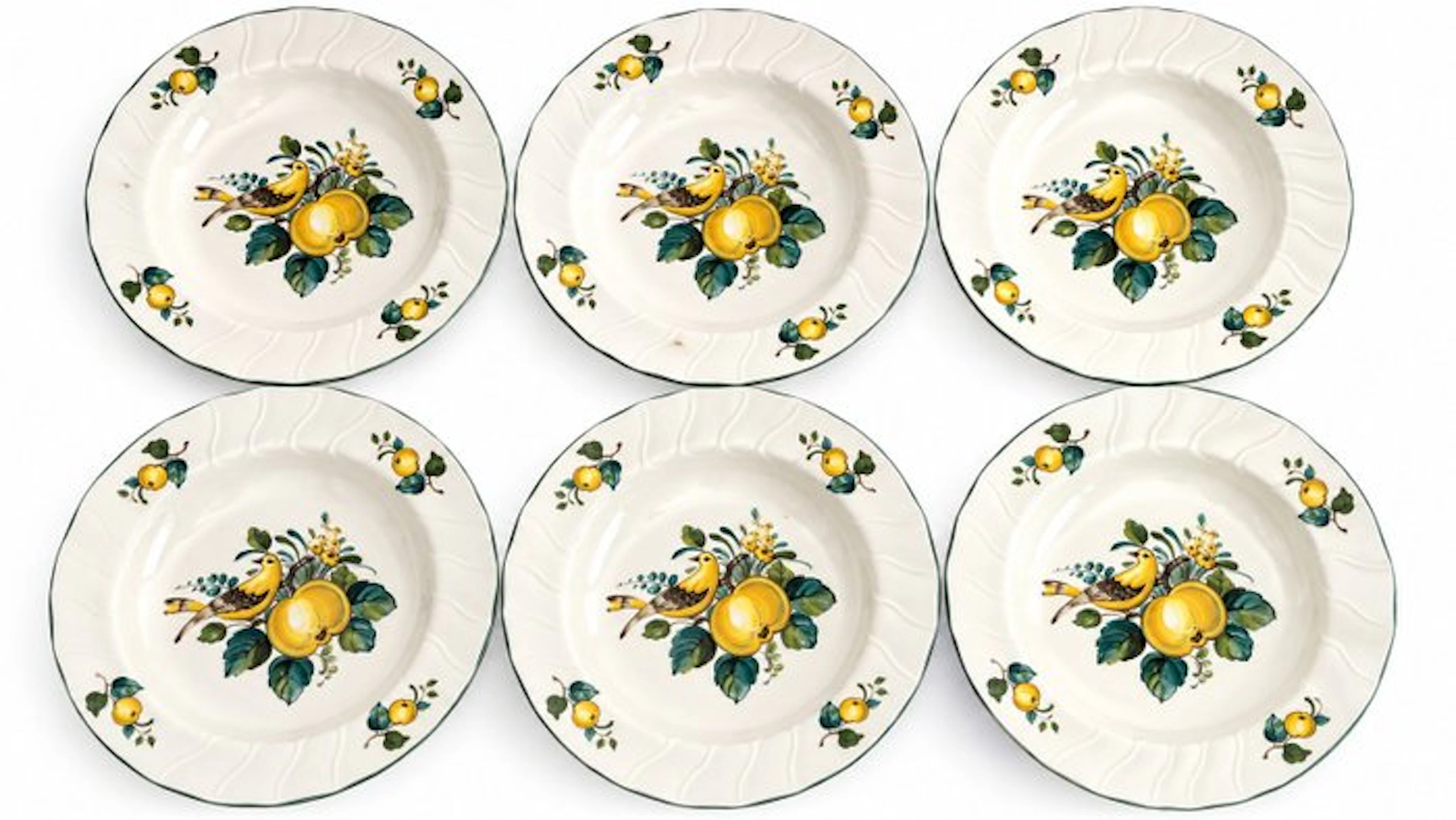 Villeroy & Boch - 6 Assiettes creuses - Table service for...