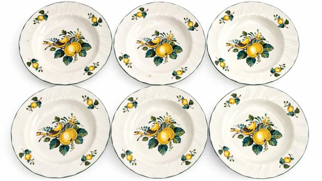 Villeroy & Boch - 6 Assiettes creuses - Table service for...