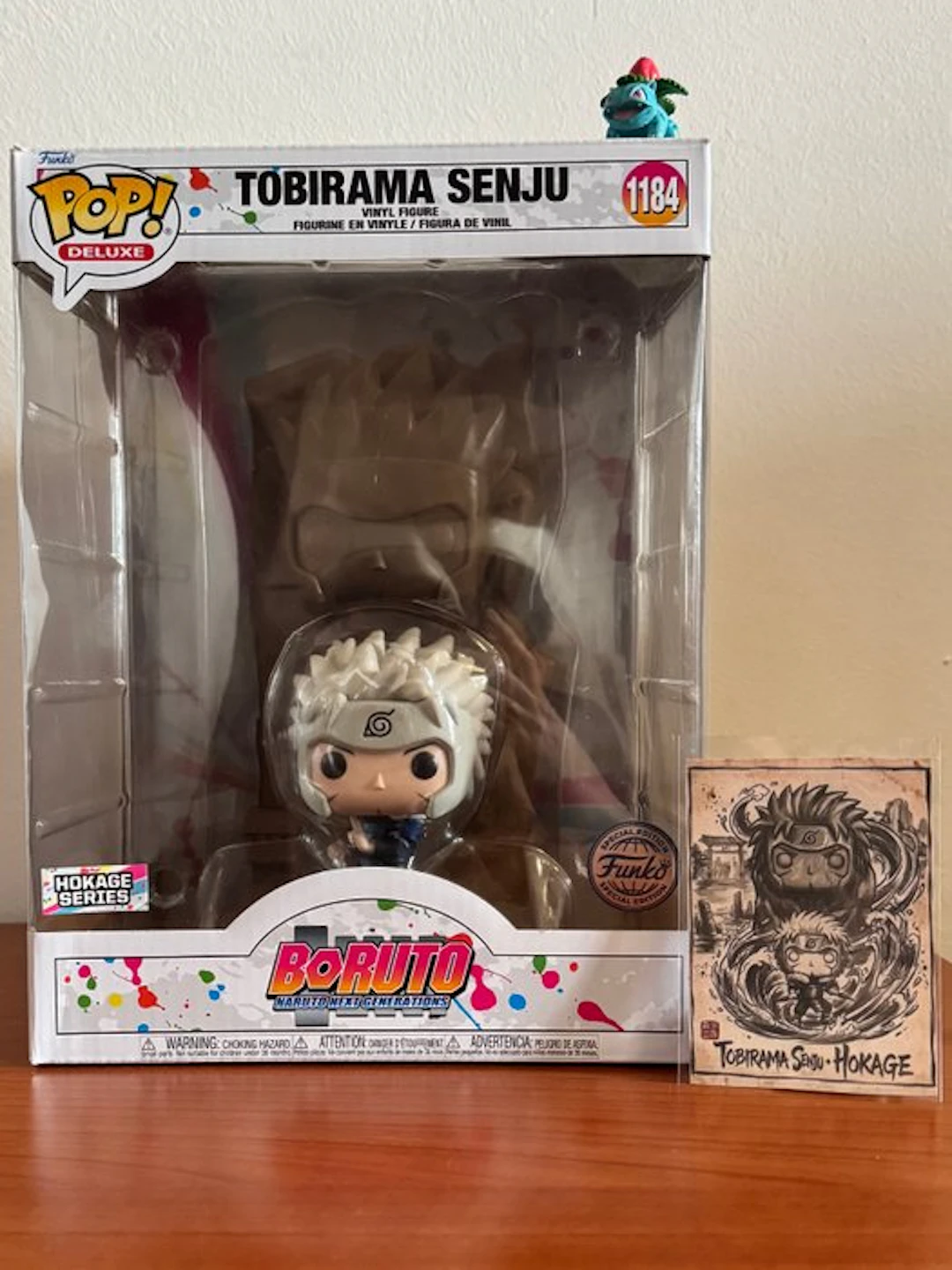 Funko - Funko Pop - Naruto - Tobirama Senju #1184 + Custom Card
