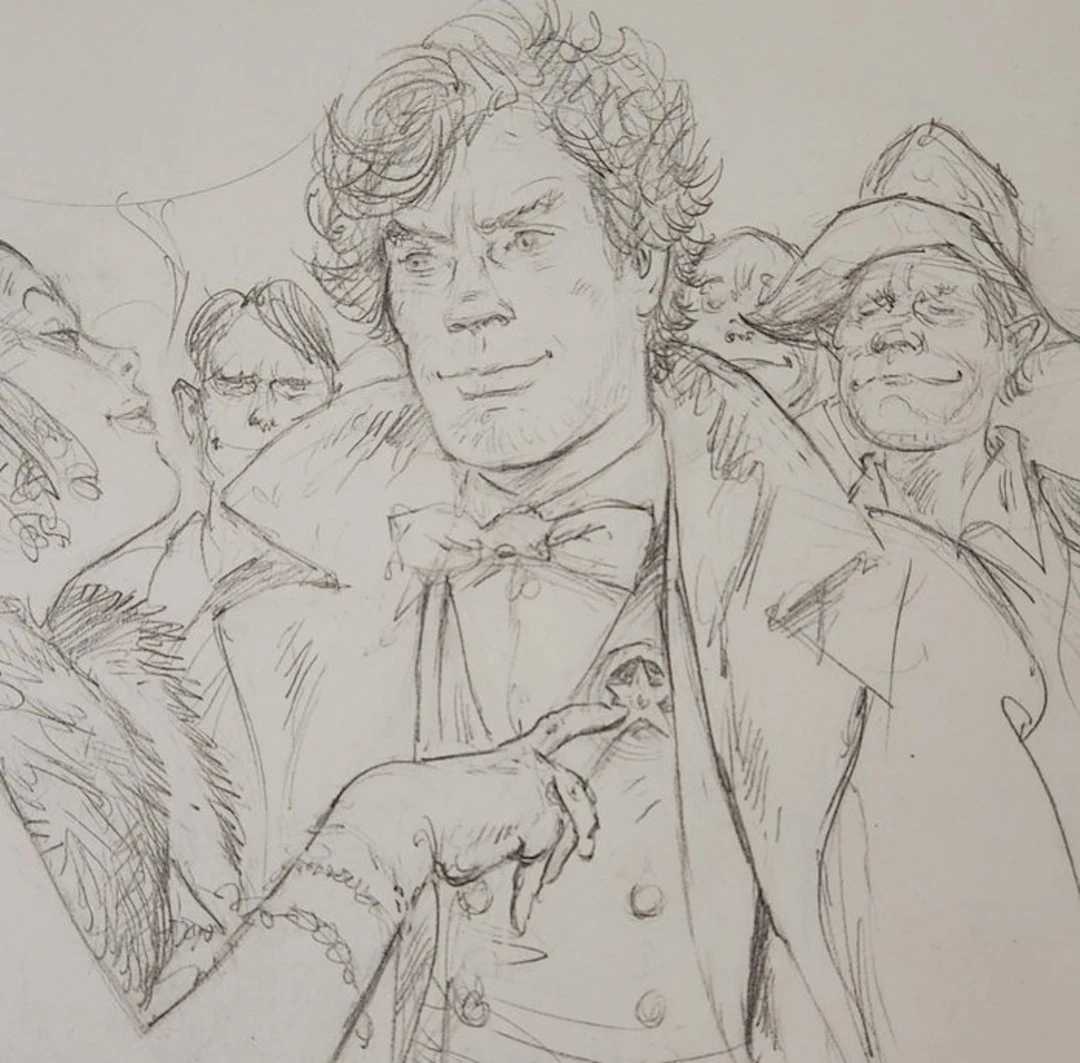 Follet, René - 1 Original drawing - Marshall Blueberry