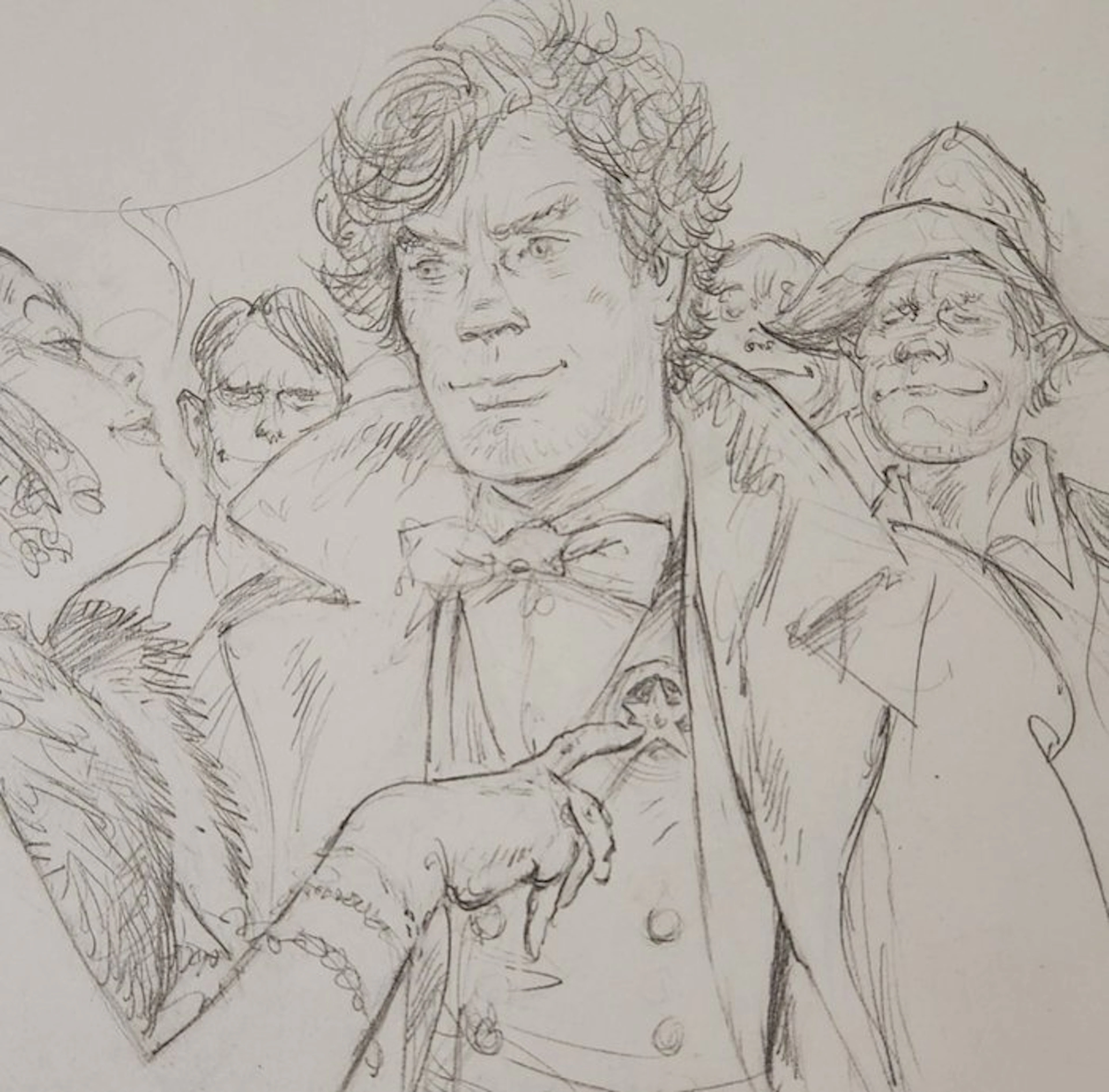 Follet, René - 1 Original drawing - Marshall Blueberry