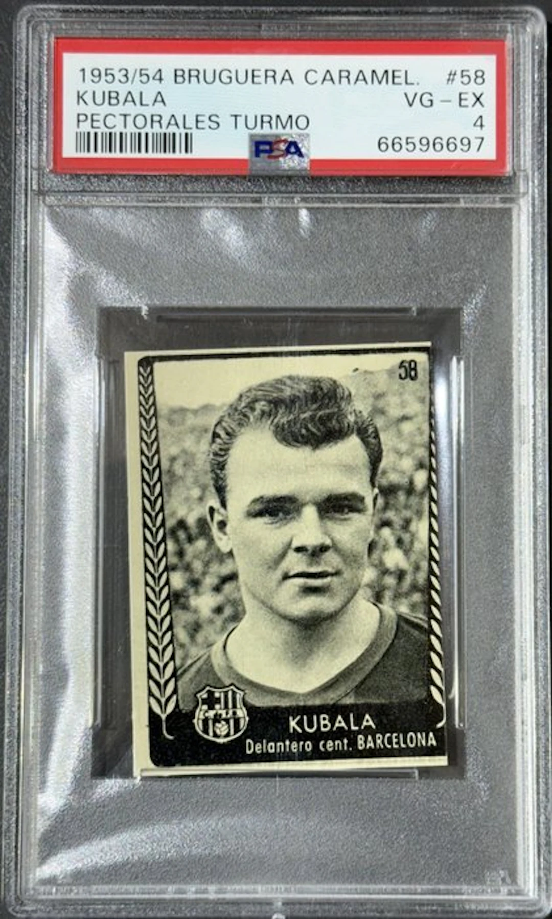 1953/54 Bruguera Caramelos Pectorales Turmo Ladislao...