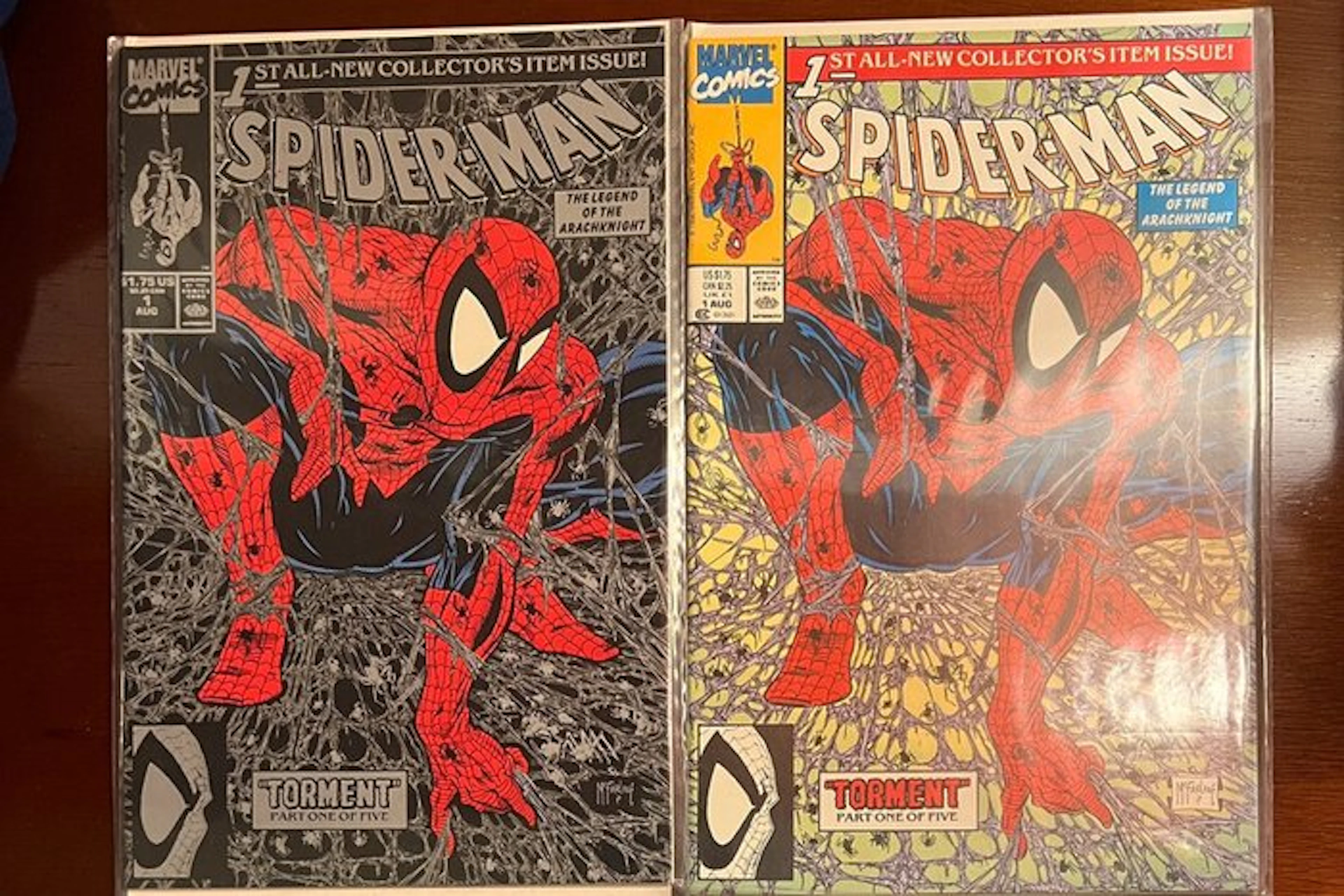 Spider-Man #1 Regular Cover + #1 Silver Direct Edition...
