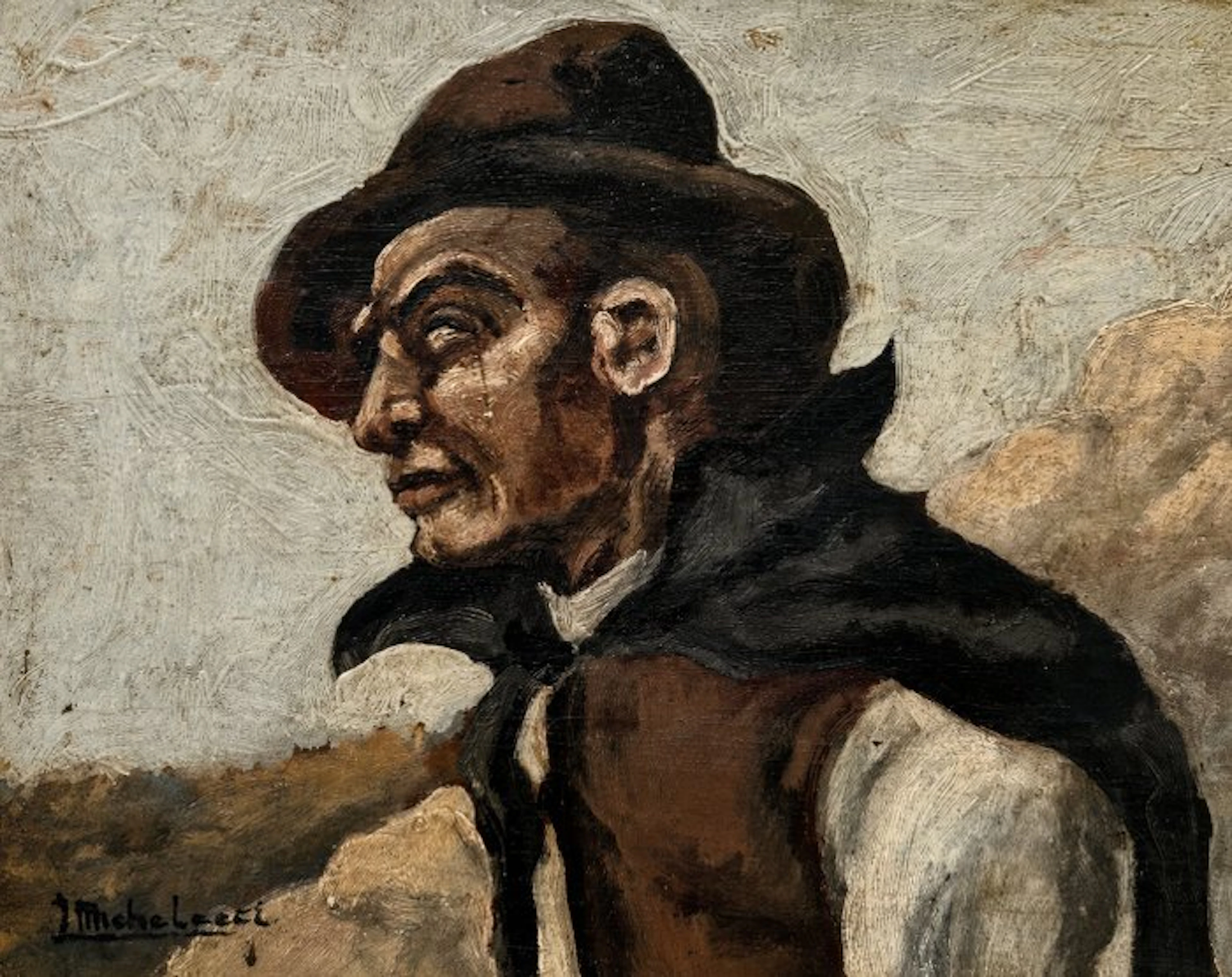 Luigi Michelacci (1879-1959) - Il viandante