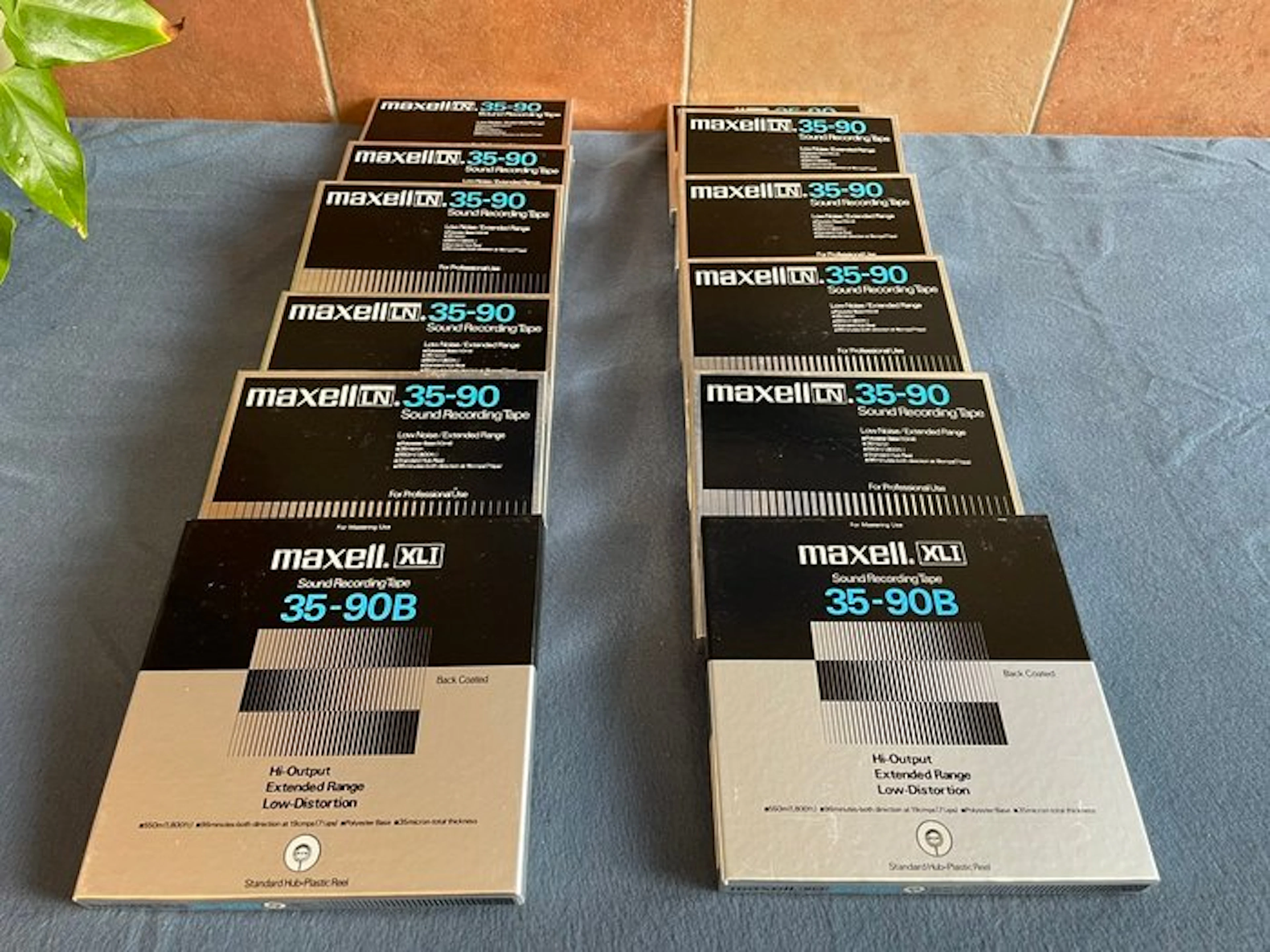 Maxell - 18cm - 18 cm reels with tape - 1987