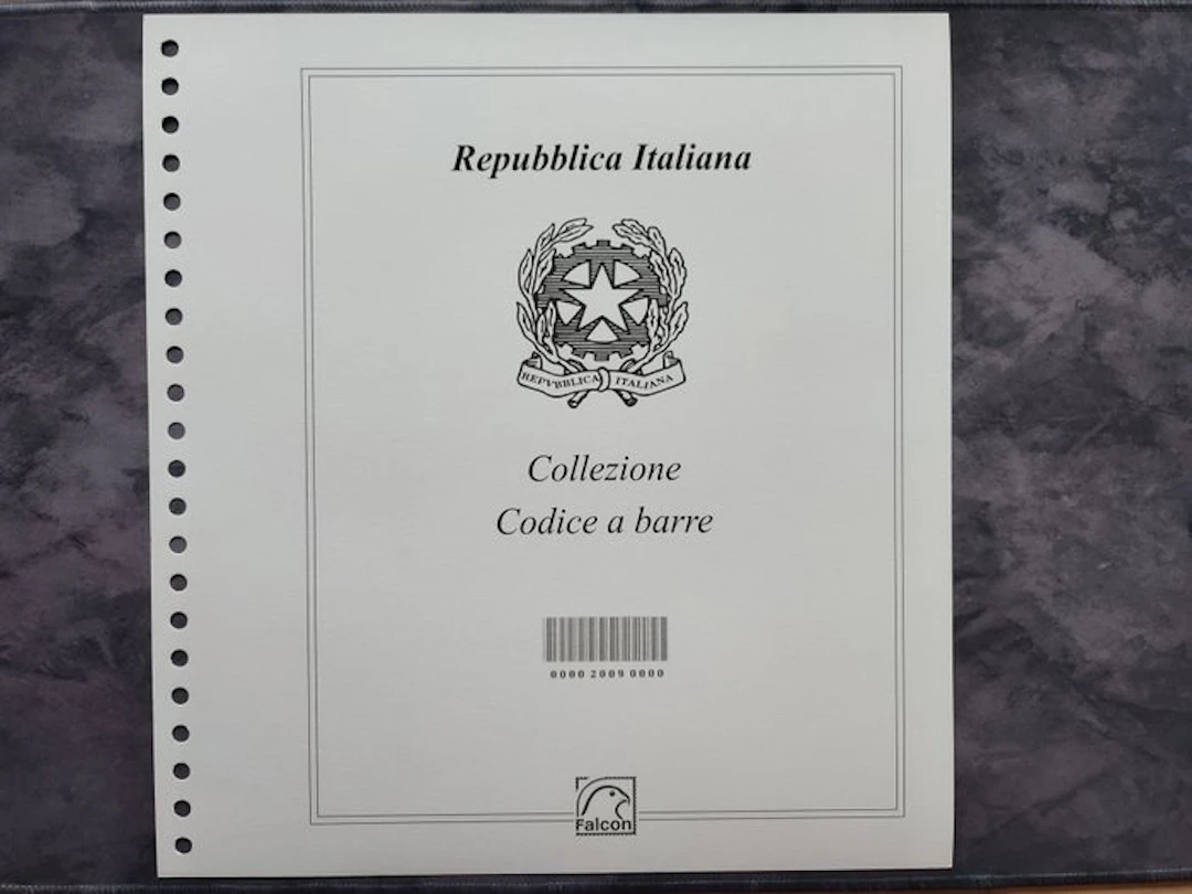 Italy 2009 - Republic of Italy - Year 2009 - Barcodes on...
