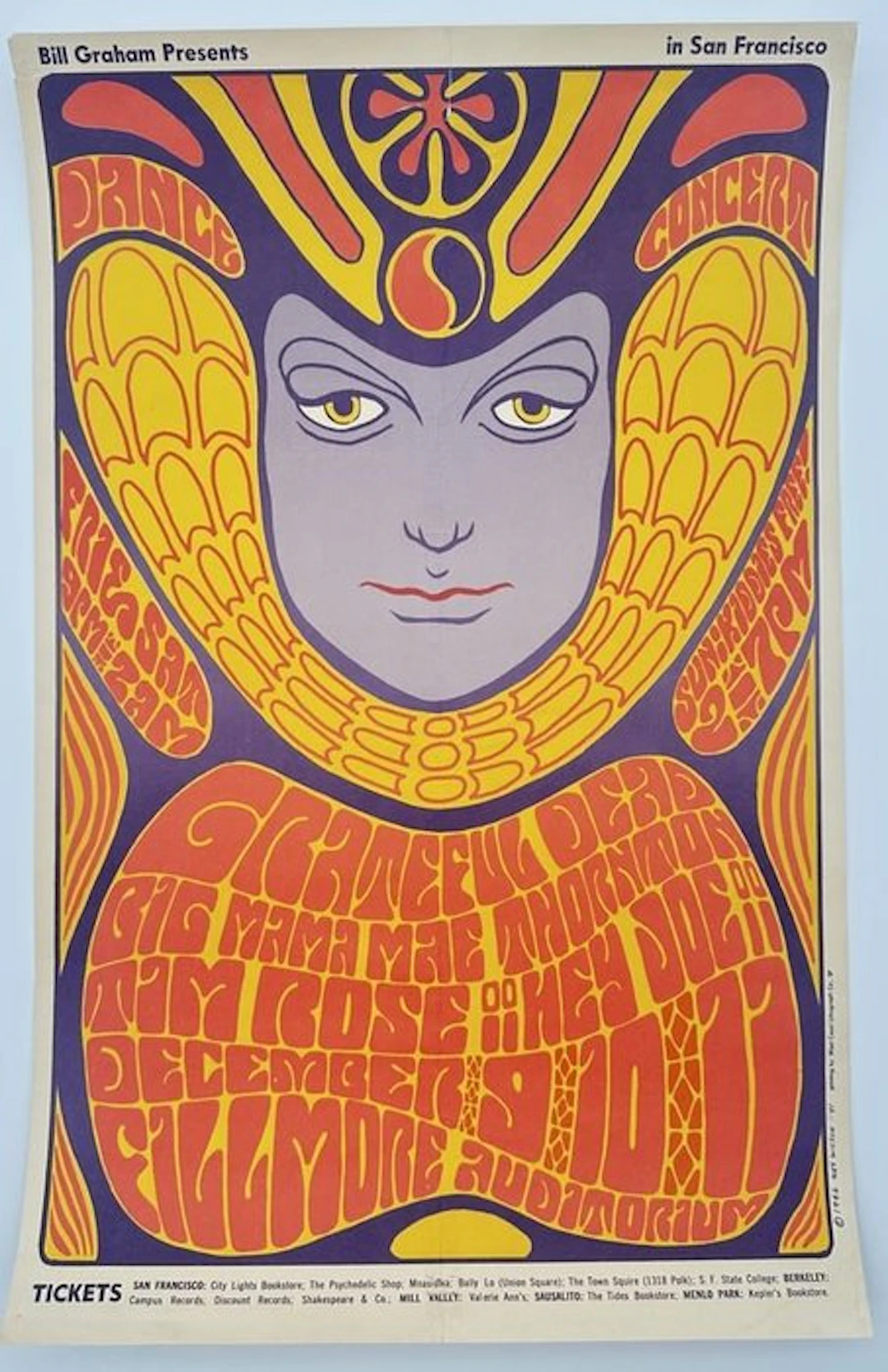 Wes Wilson (1937–2020) - Grateful Dead at the Fillmore...