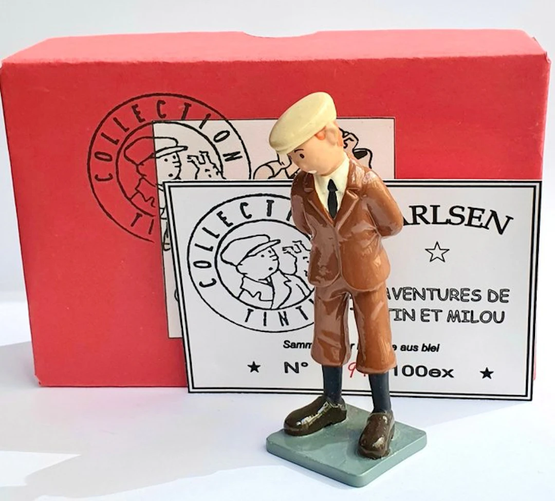 Carlsen - Figurine - "Tintin reporter"- 100 exemplaires - Metal