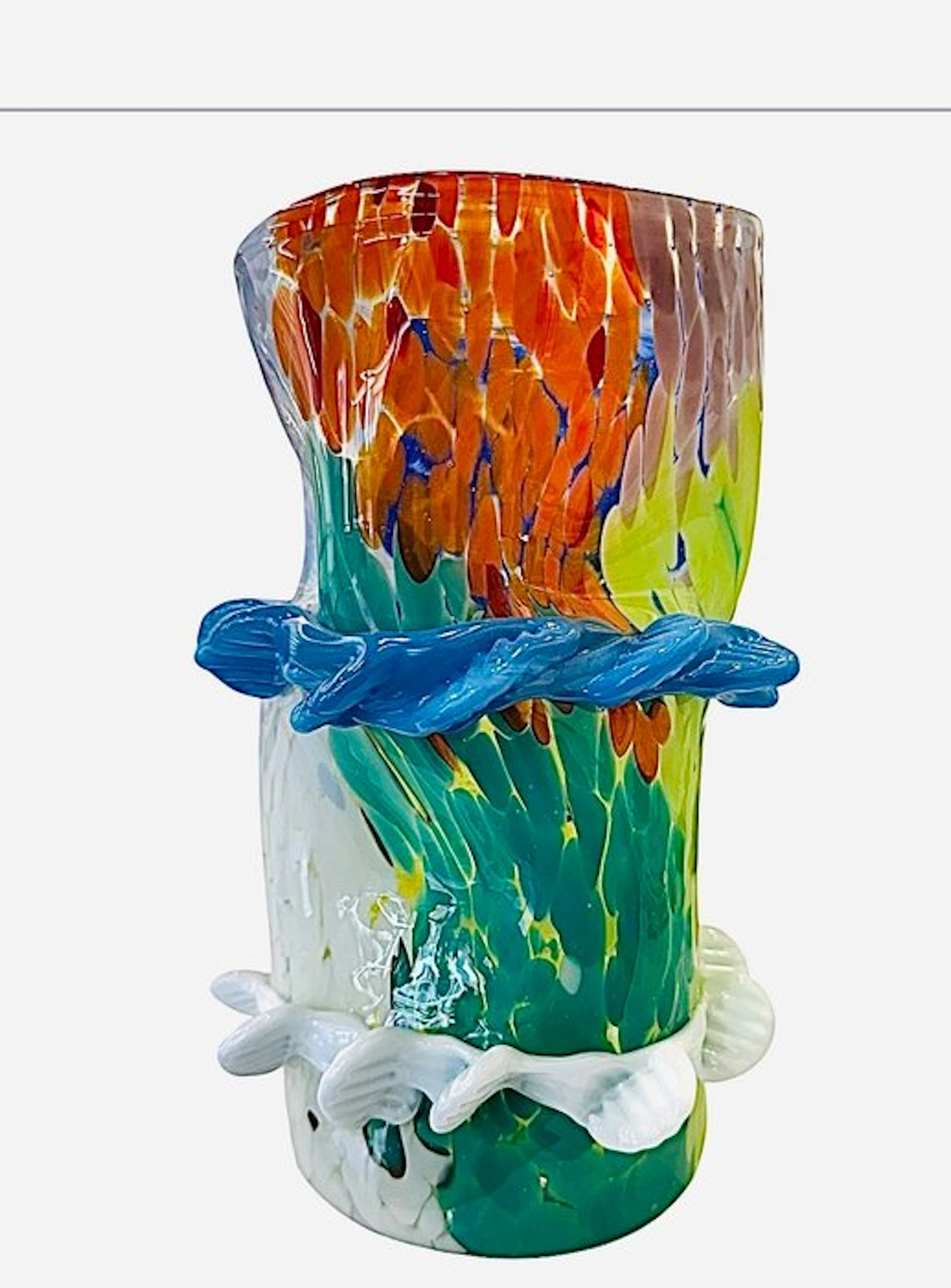 Filippo Maso omaggio a GAUDÍ - Vaso artistico - Vase - Murano glass