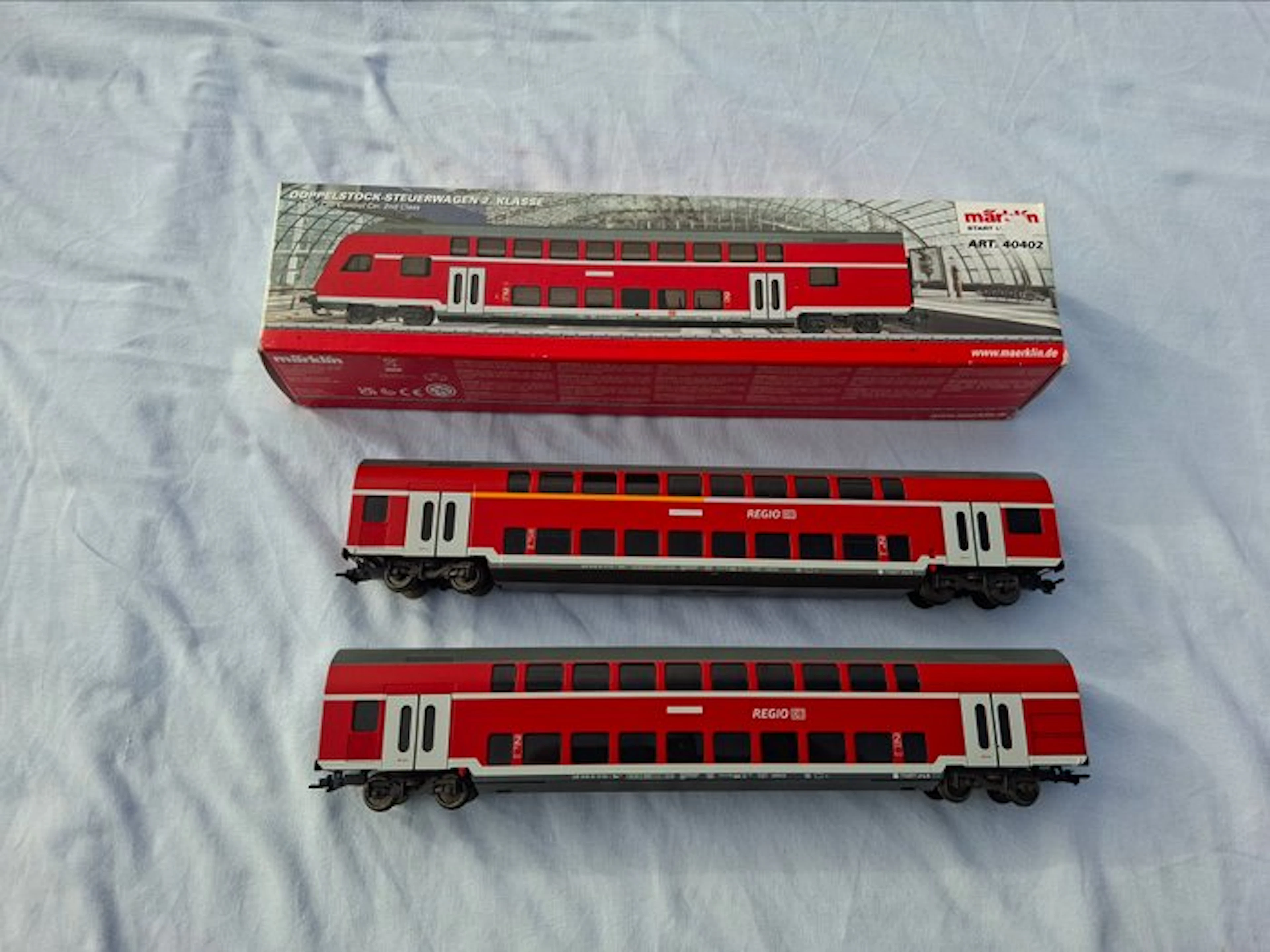 Märklin H0 - 40402 - Model train passenger carriage (3) - Without lighting