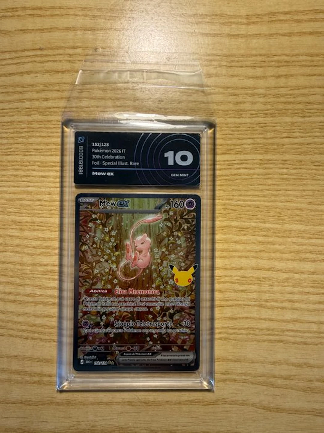 Pokémon Graded card - Mew - AI grading 10 - Mega Evolution