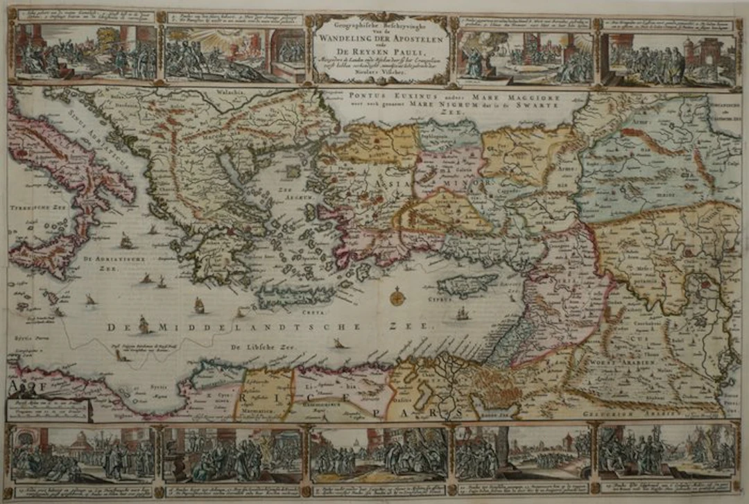 Middellandse Zee gebied - Europe; Visscher - Geografische...