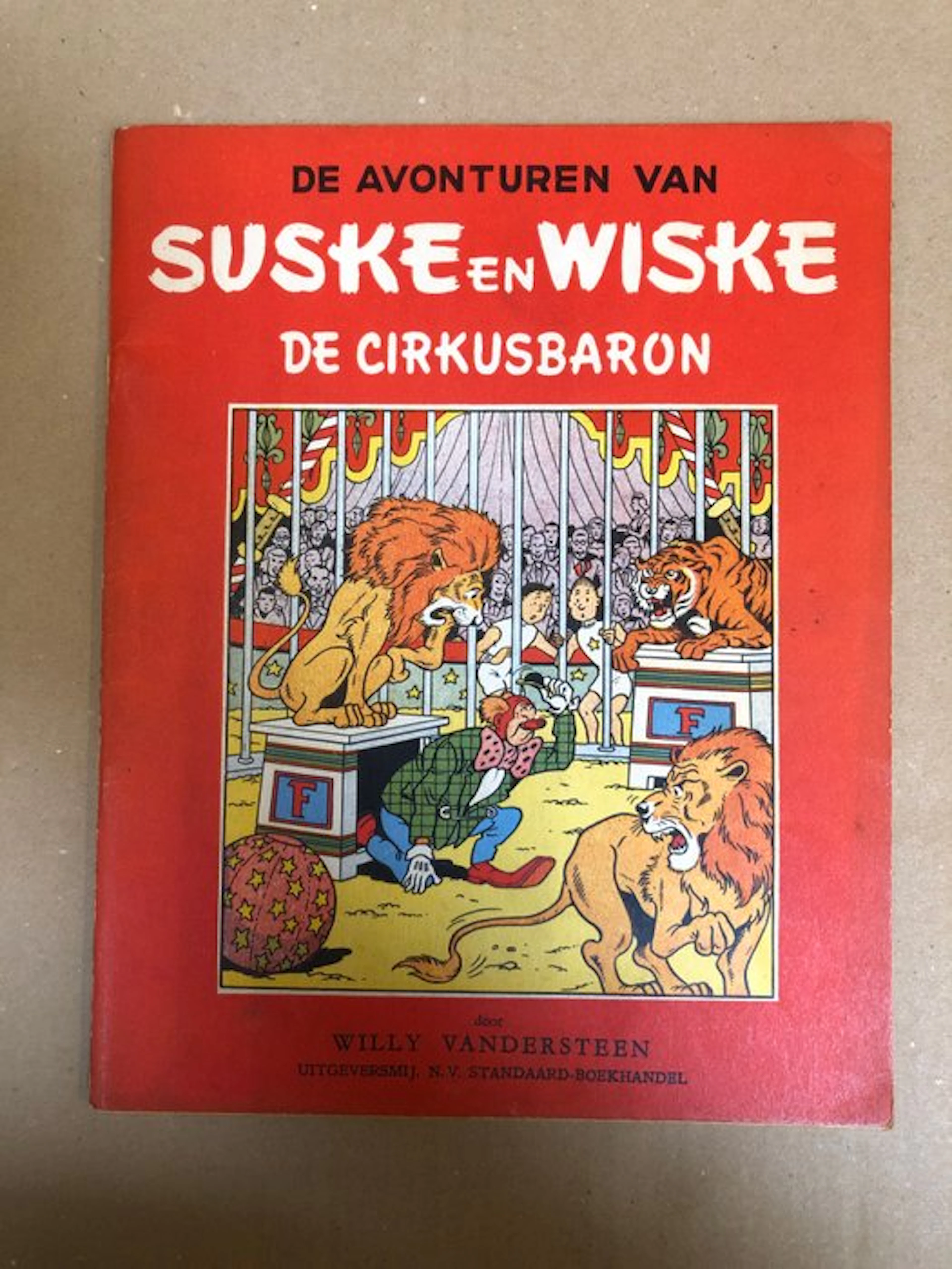 Suske en Wiske RV-21 - De cirkusbaron - 1 Album - First edition - 1954