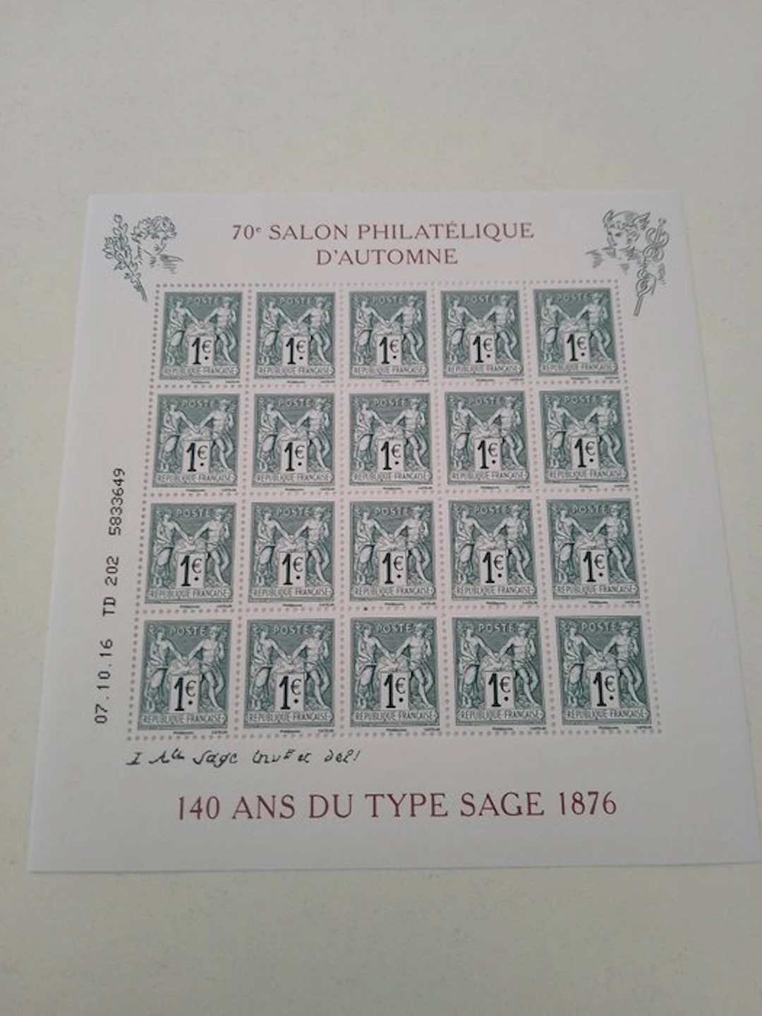 France 2016/2016 - Sheet blocks
