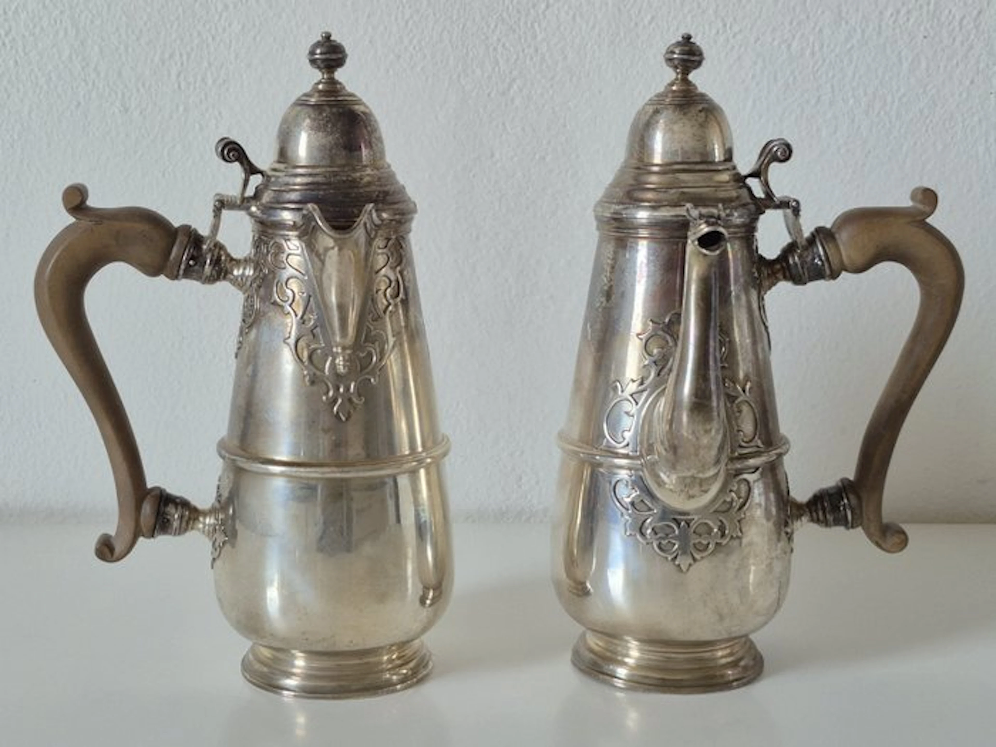 Elkington & Co. - Coffee and tea service - .925 silver - 1916 - Giorgian style