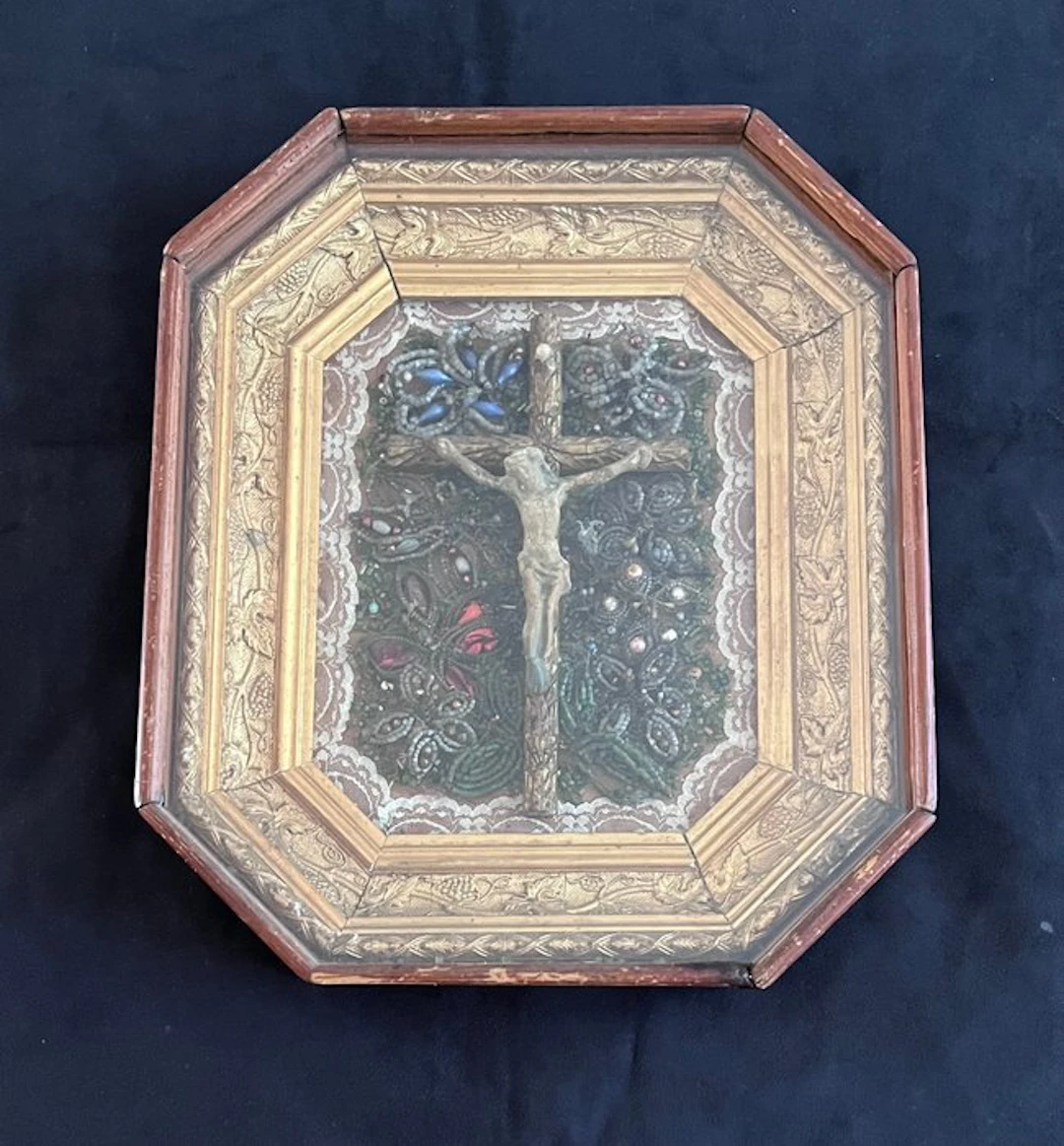 Reliquary - Glass - 1900-1910 - Devotional reliquary case