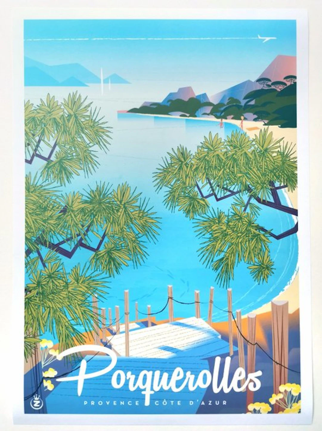 Monsieur Z - Plage Notre-Dame, Porquerolles - 2010s