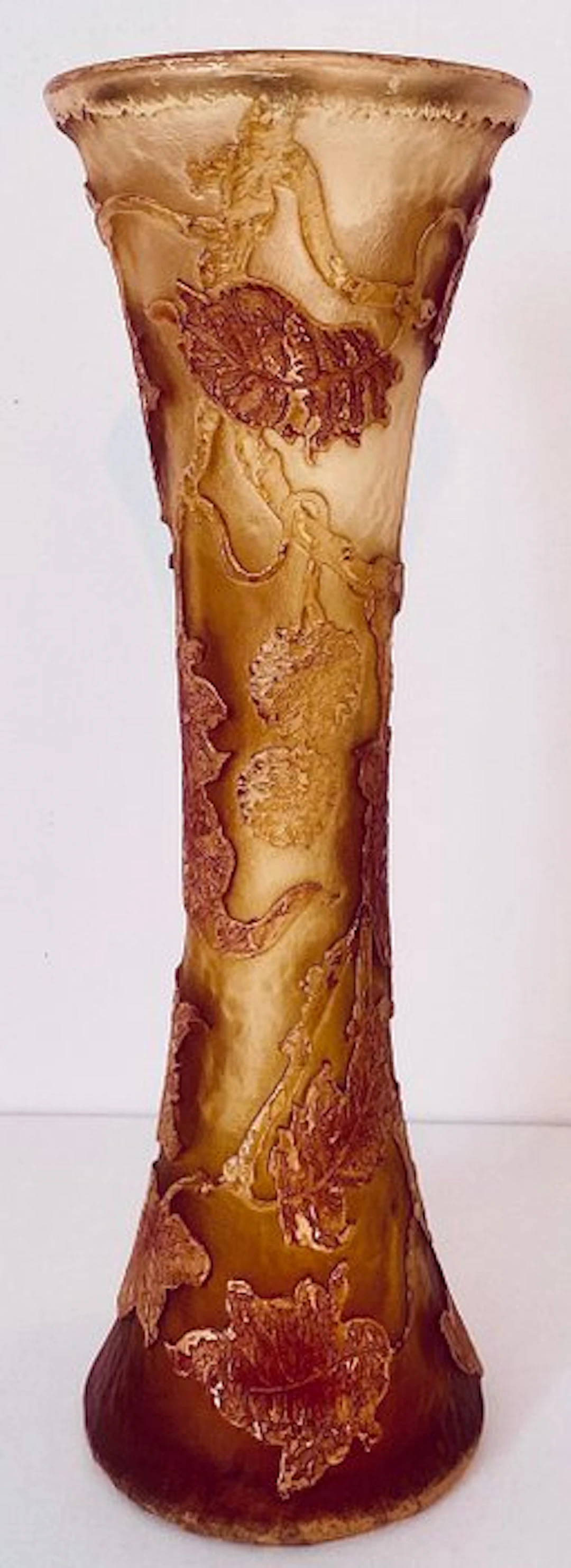Daum Frères - Vase - Crystal - Large vase Daum Frères