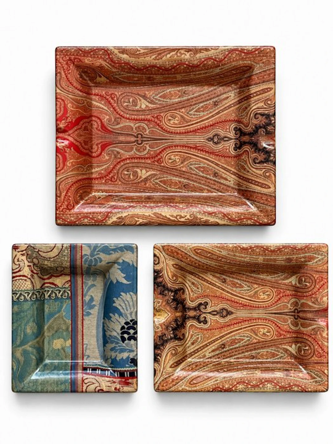 Etro - Centrepiece (3) - Synapsis - Ceramic - Paisley decor