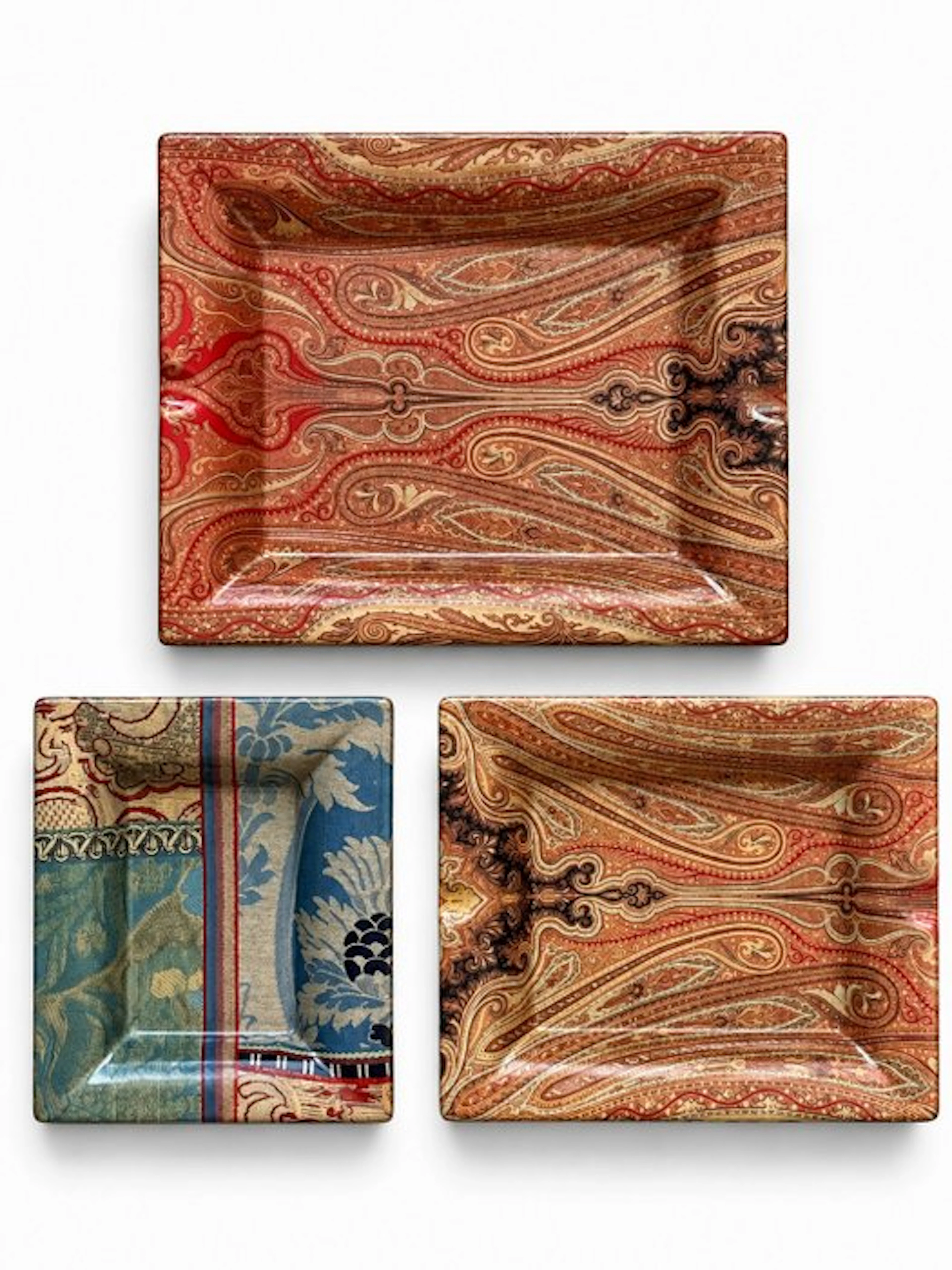 Etro - Centrepiece (3) - Synapsis - Ceramic - Paisley decor