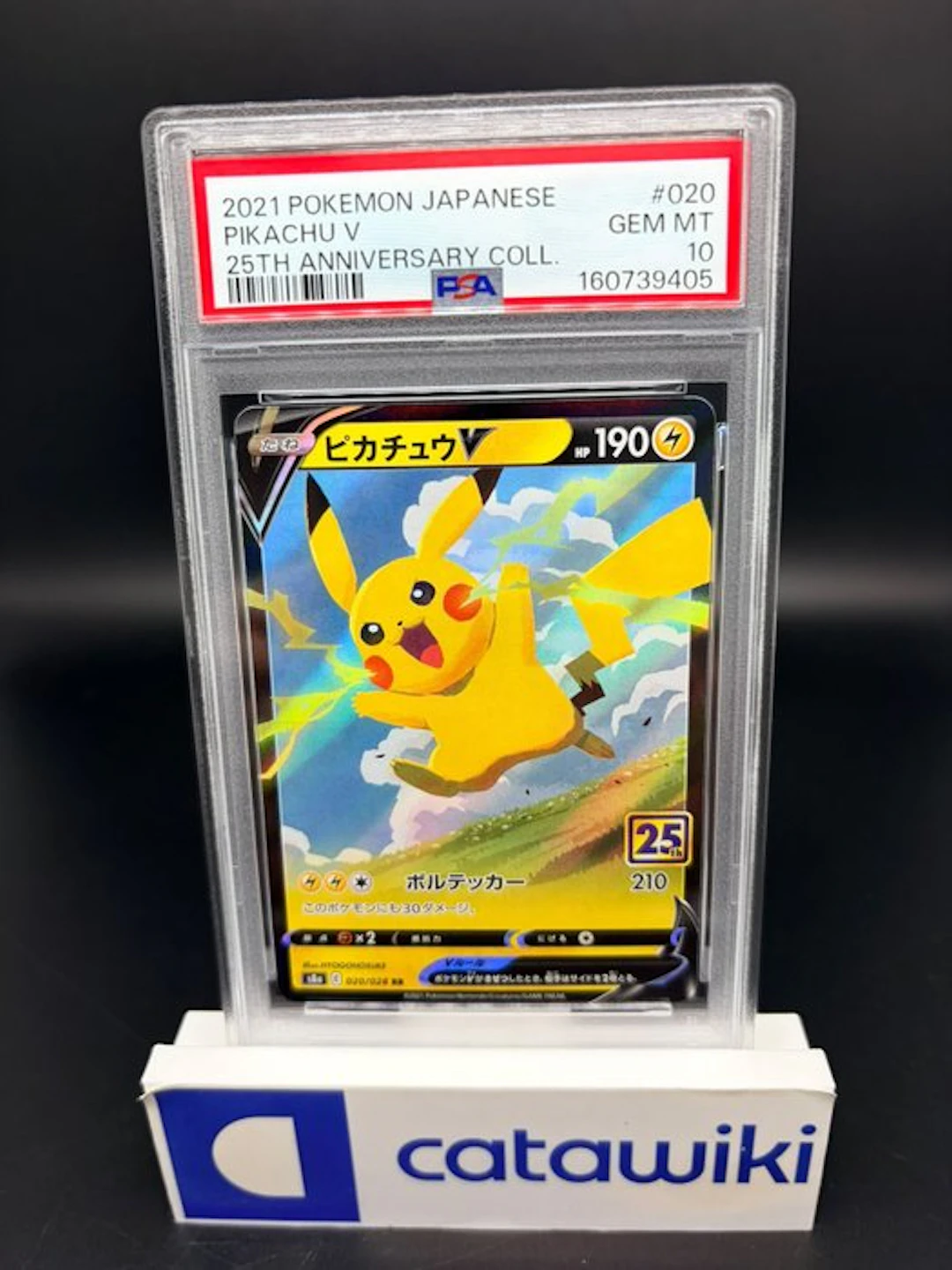 Pokémon - 1 Graded card - Pikachu V - 020/028 - PSA 10...