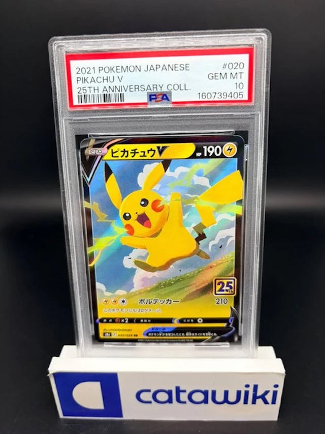 Pokémon - 1 Graded card - Pikachu V - 020/028 - PSA 10...