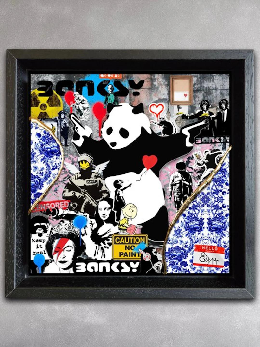 Stéphanie Godann - Banksy Porcelain Fusion