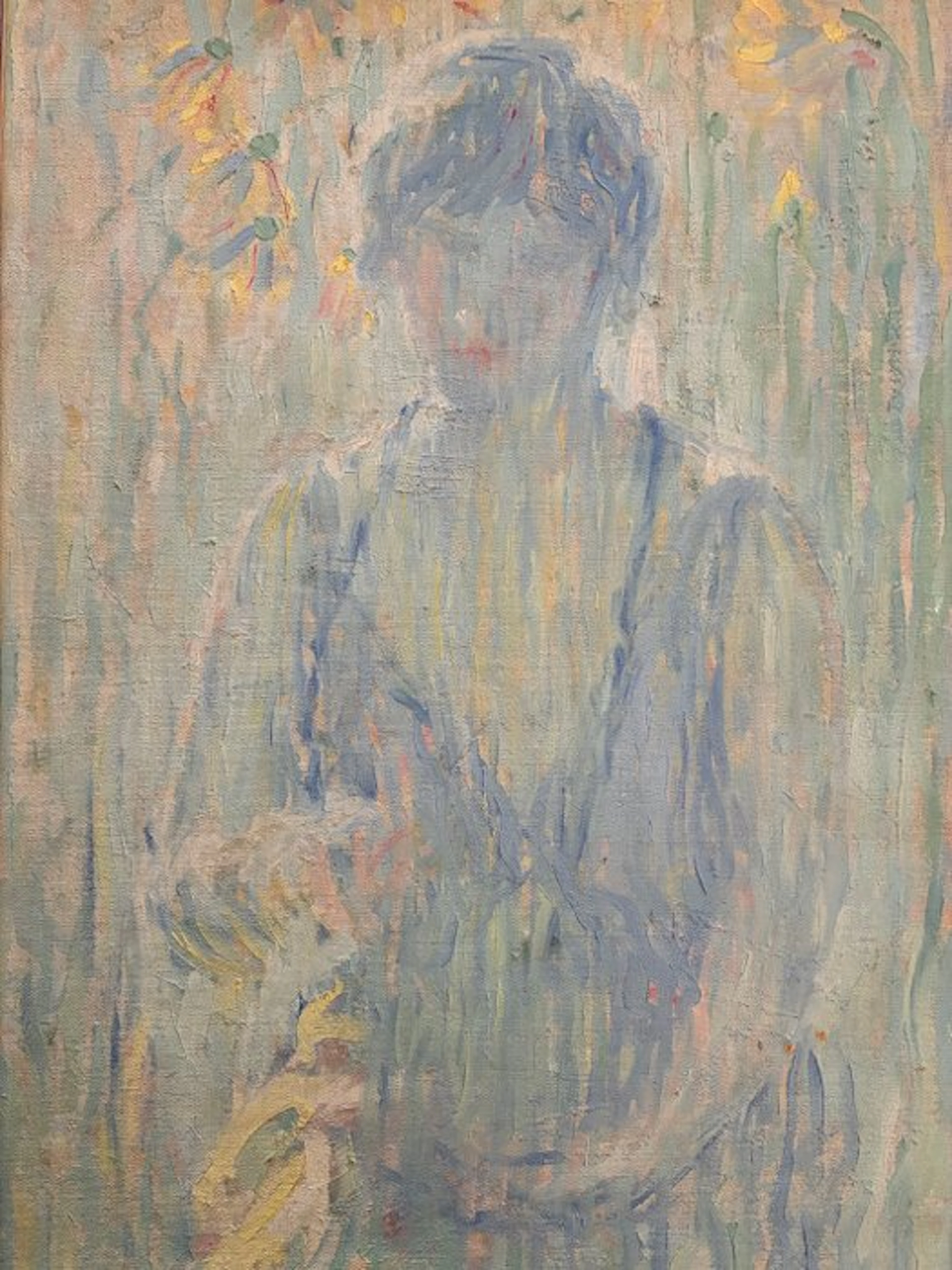 William Malherbe (1884–1951), ttributed to - Jeune fille en robe bleue