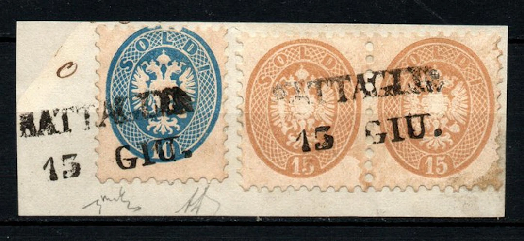 Italian Ancient States - Lombardo Veneto 1864 - Fragment...