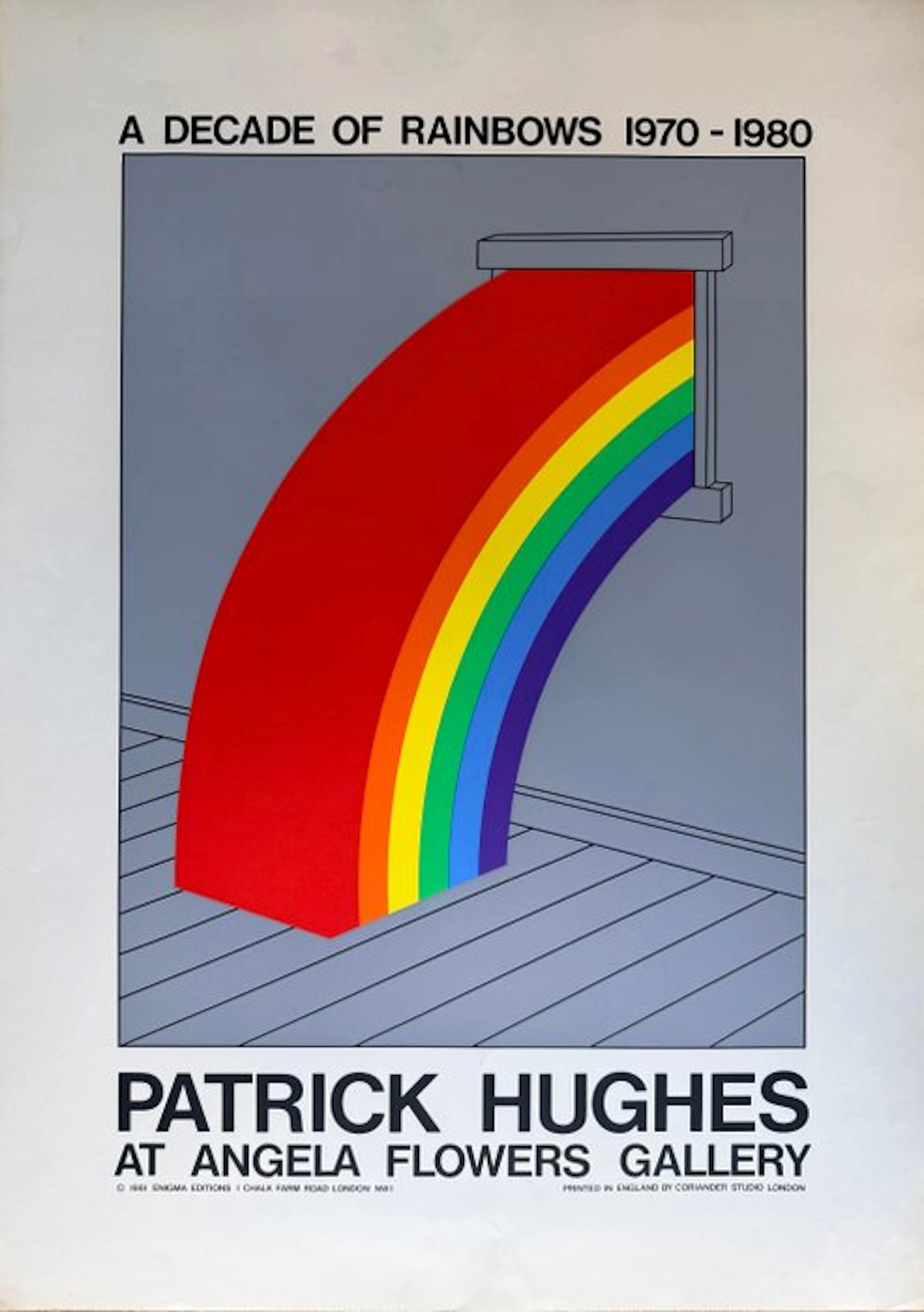 Patrick Hughes - A DECADE OF RAINBOWS 1970 - 1980