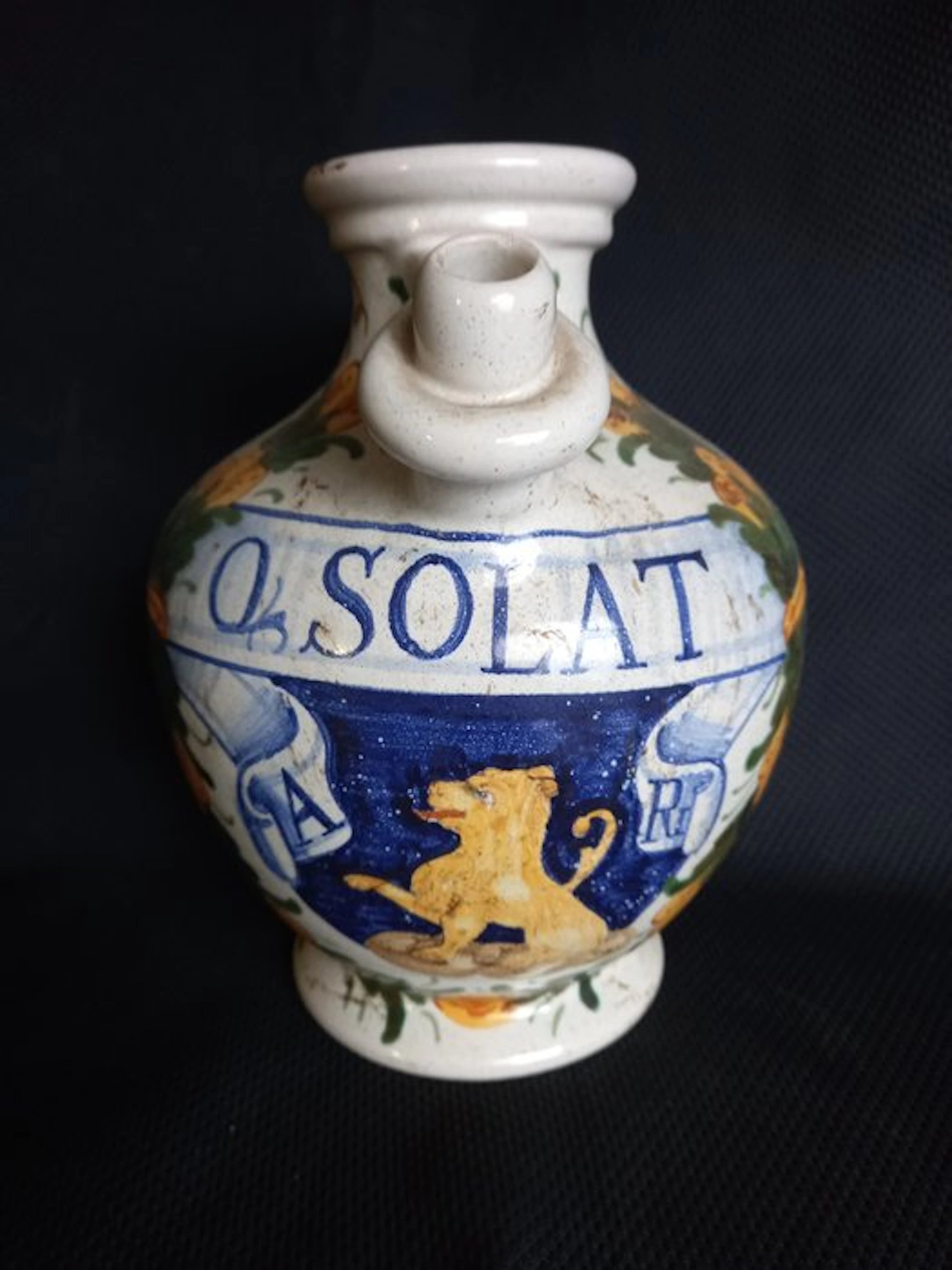 Deruta - Vase - Majolica - pharmaceutical vial