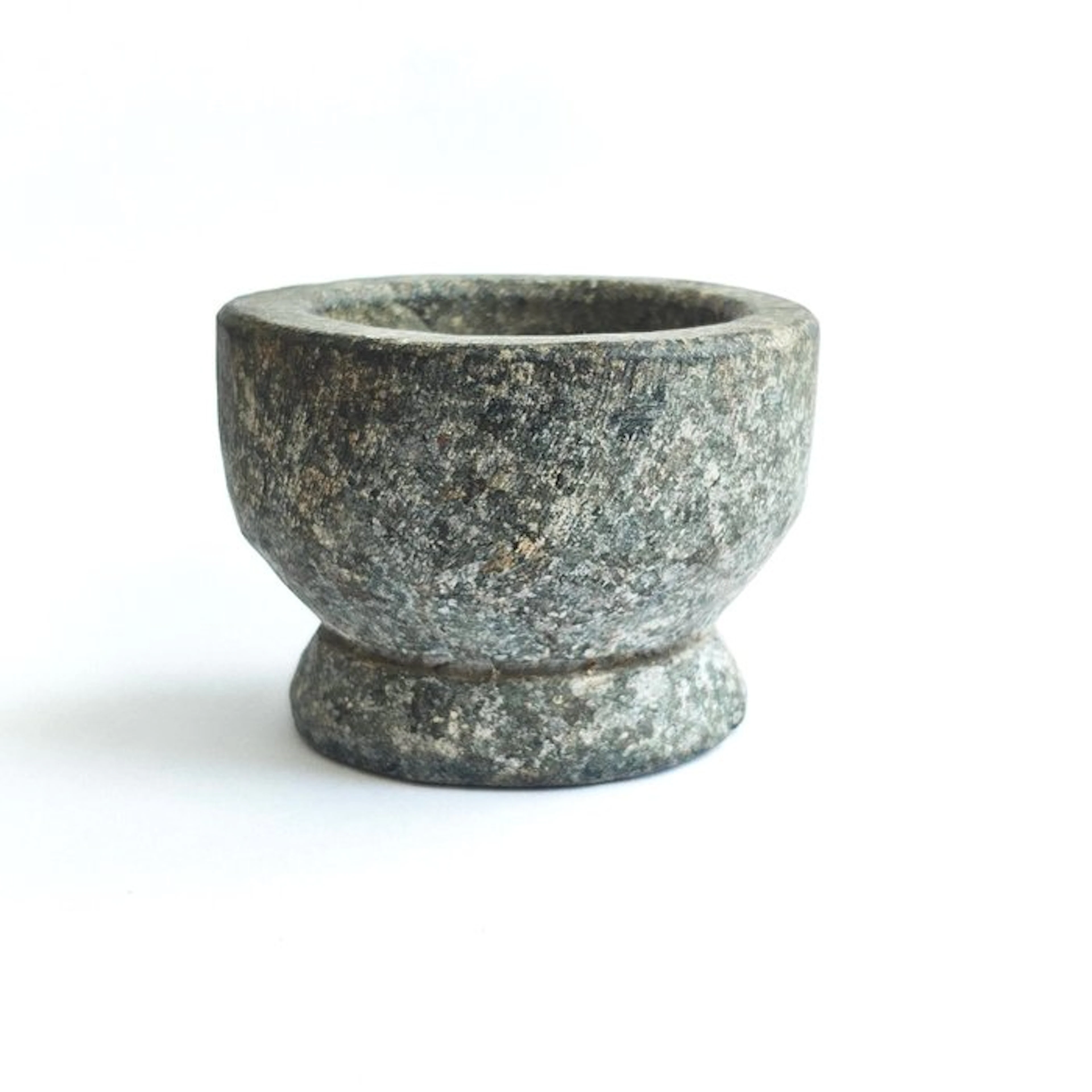 Ancient Indochinese Sandstone Medecine Mortarium Dish - 52 mm (No