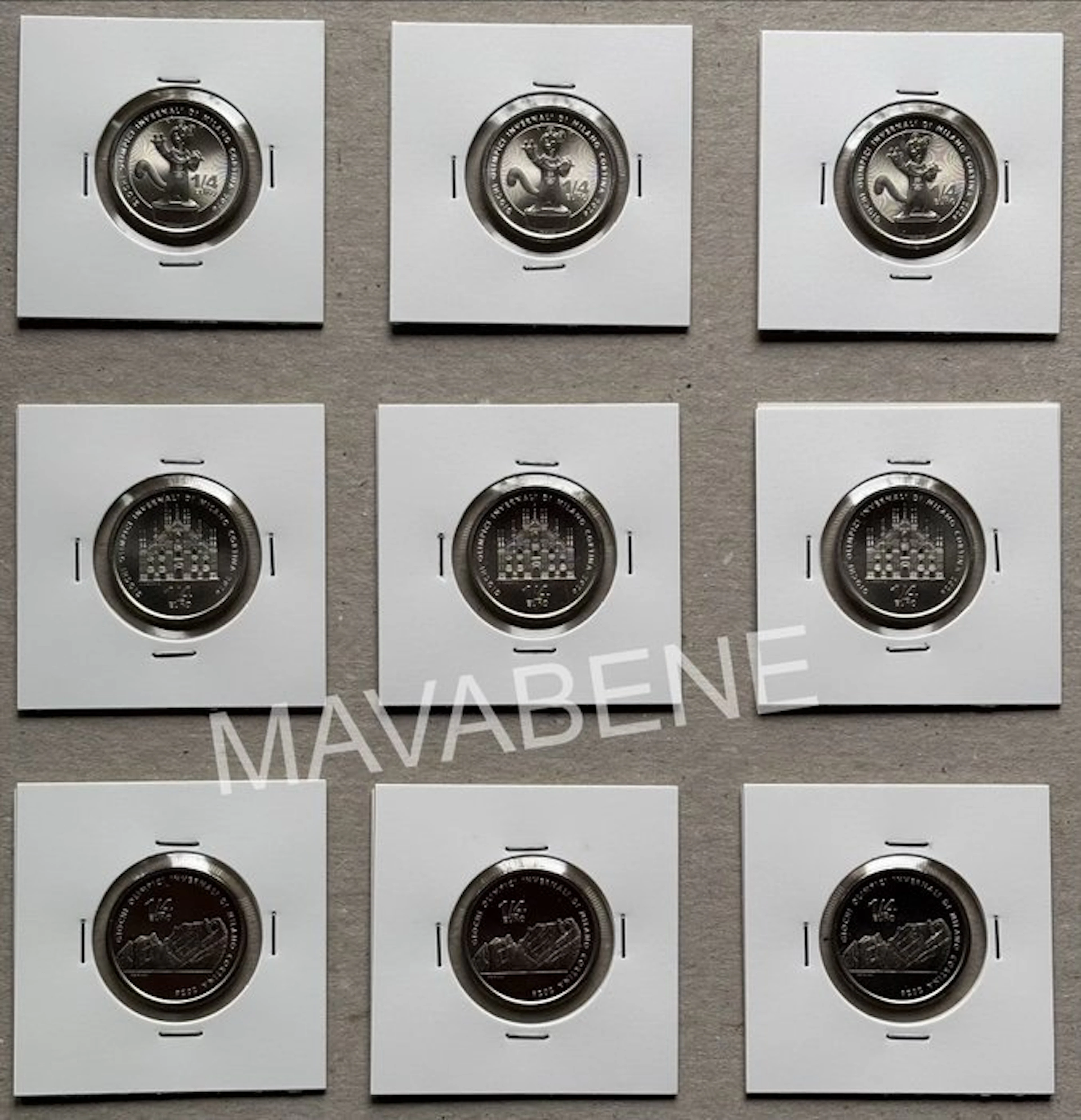 Italy. 1/4 Euro 2025 "Olimpiadi Milano Cortina 2026" (9...