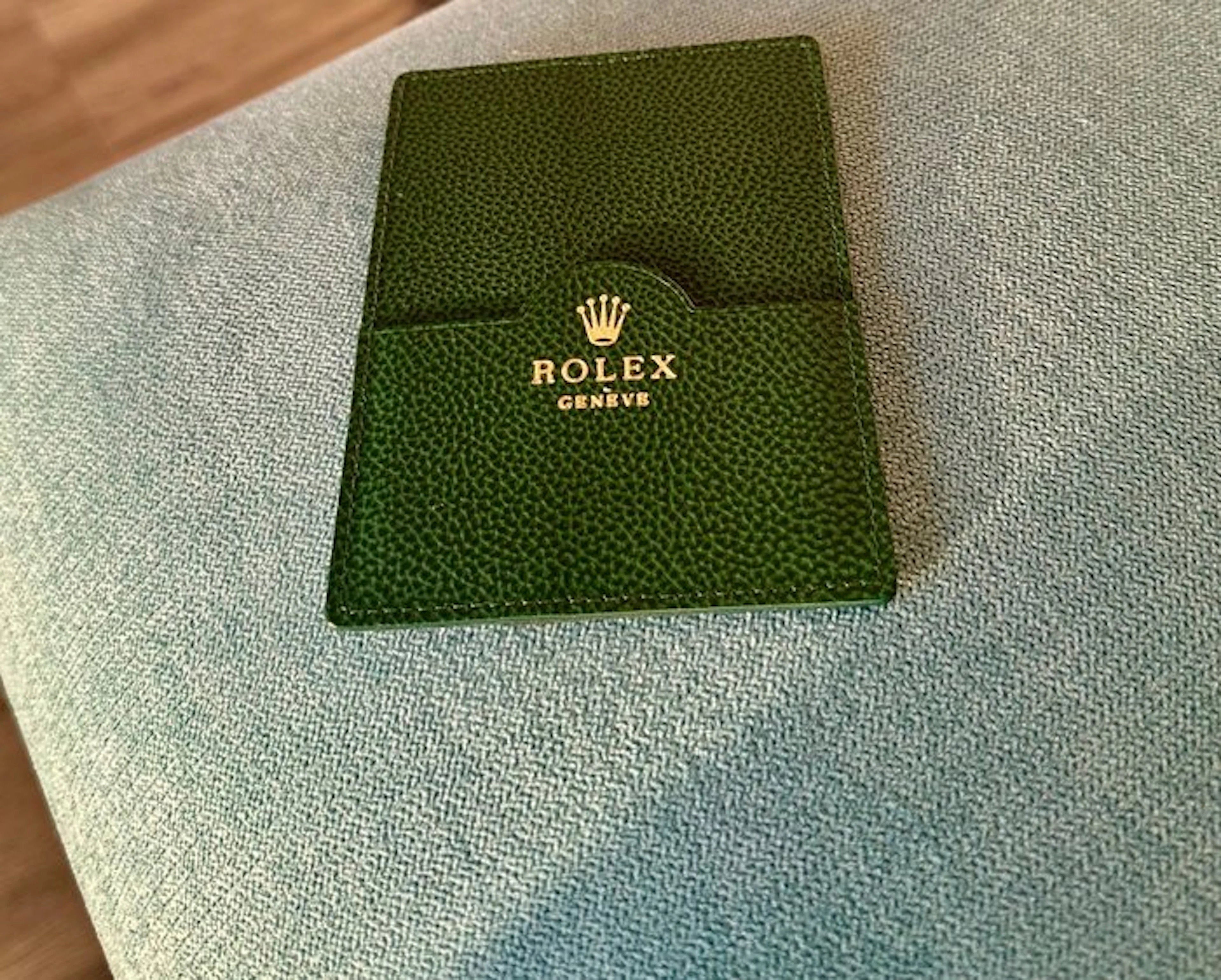 Rolex - “Green Special Motif” - credit card Holder - limited Edition