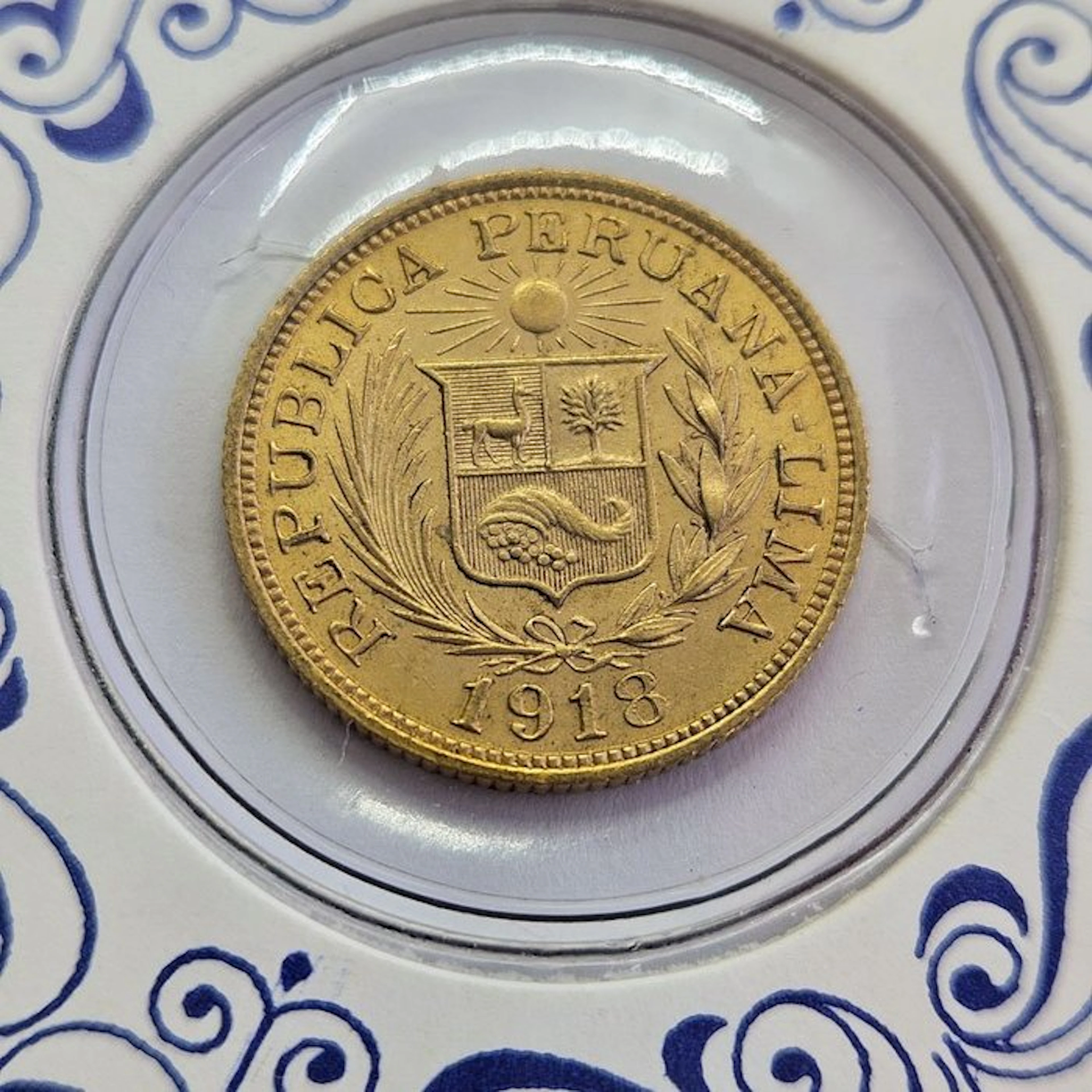 Peru. 1 Libra 1918
