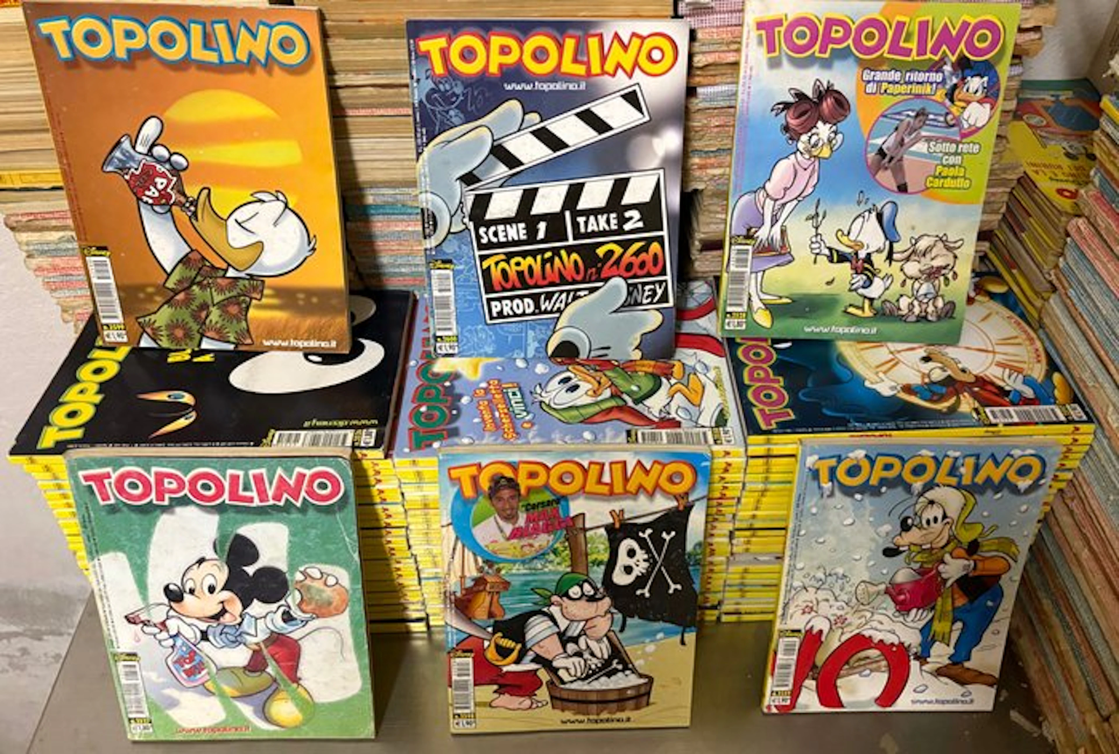 Topolino 2501/2600 - Lotto di 78 libretti - 78 Comic - First edition