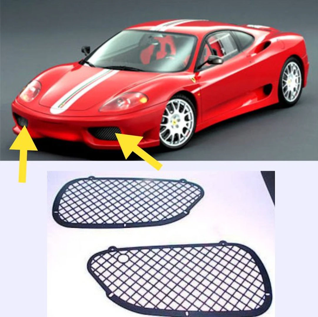 Ferrari 360 Challenge Stradale Front Bumper Grills (2)...