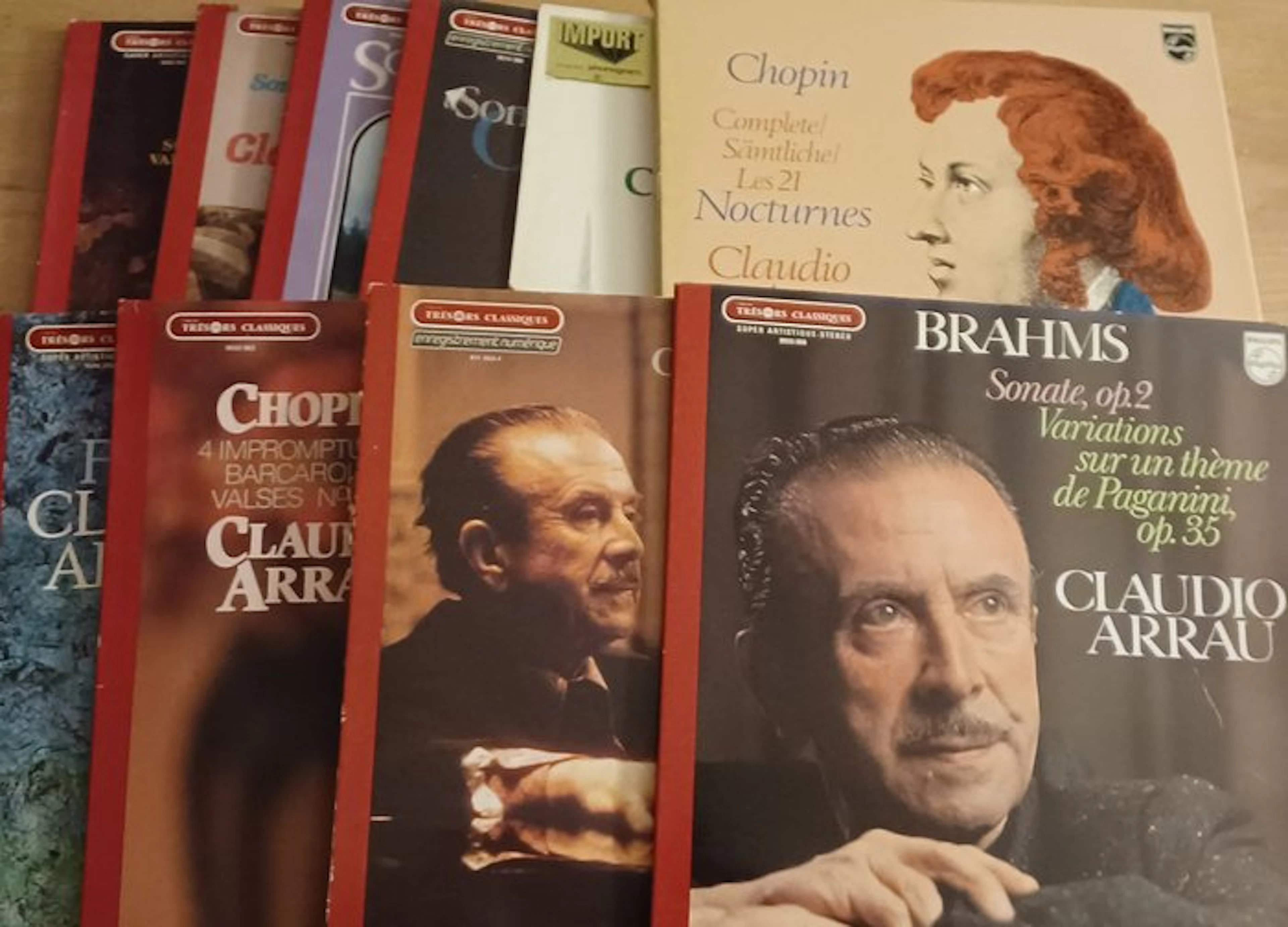 Claudio Arrau - 1 Boxset (4LPs) + 8 albums - LP albums (multiple items) - 1968
