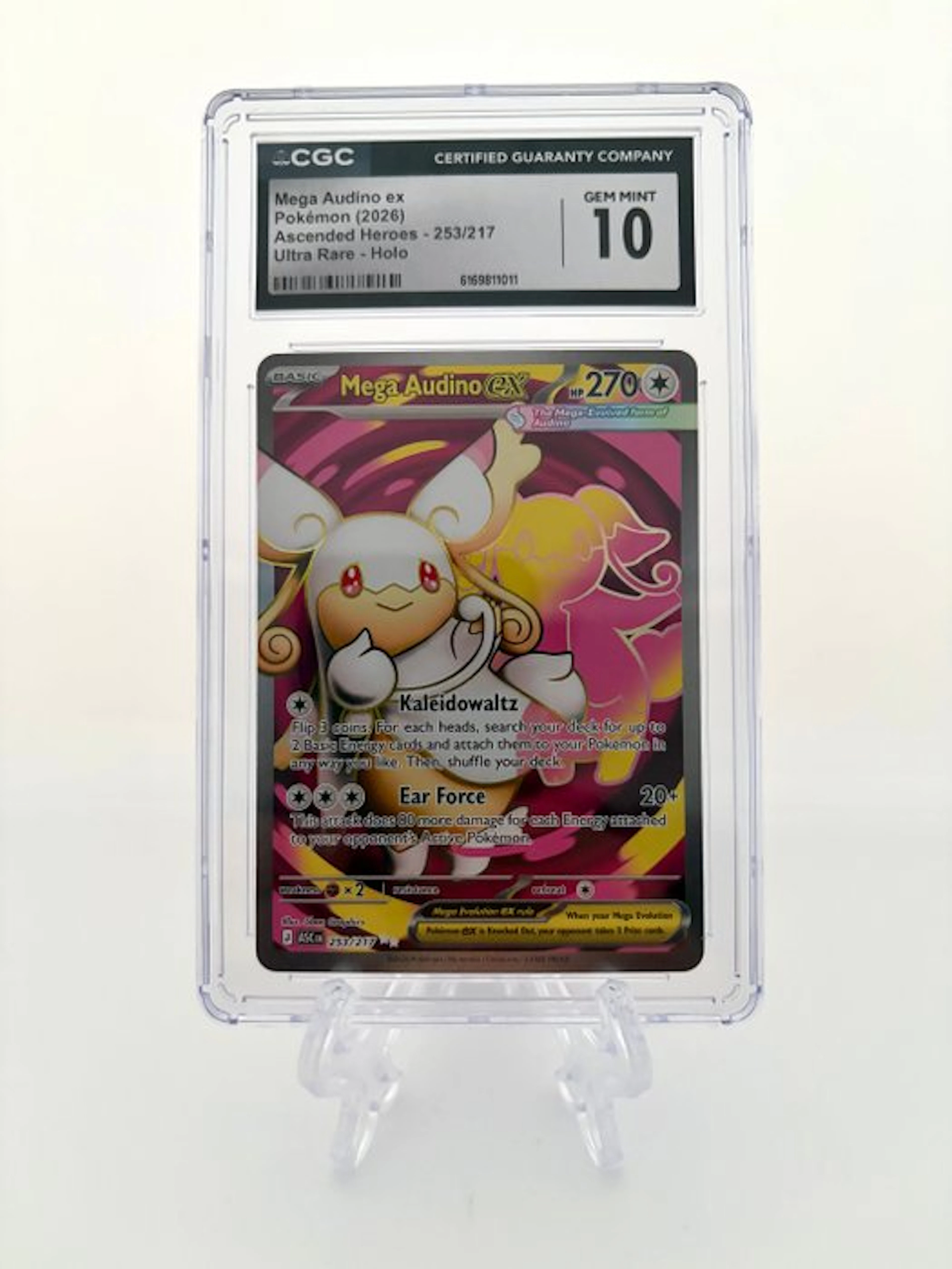 Pokémon - 1 Graded card - Mega Audino ex - Ascended...