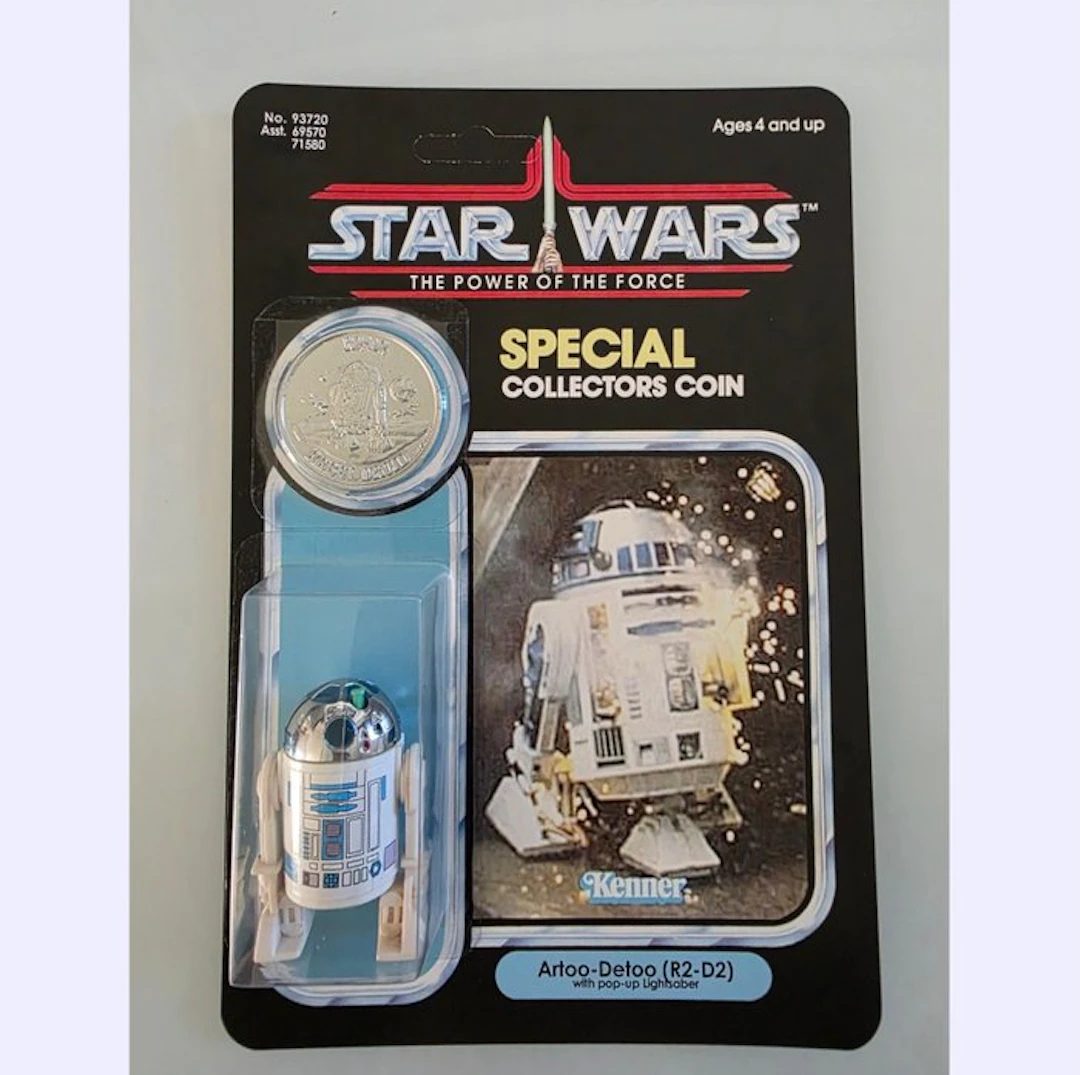 Kenner - Action figure Star Wars 1977 R2D2 Pop Up Saber...