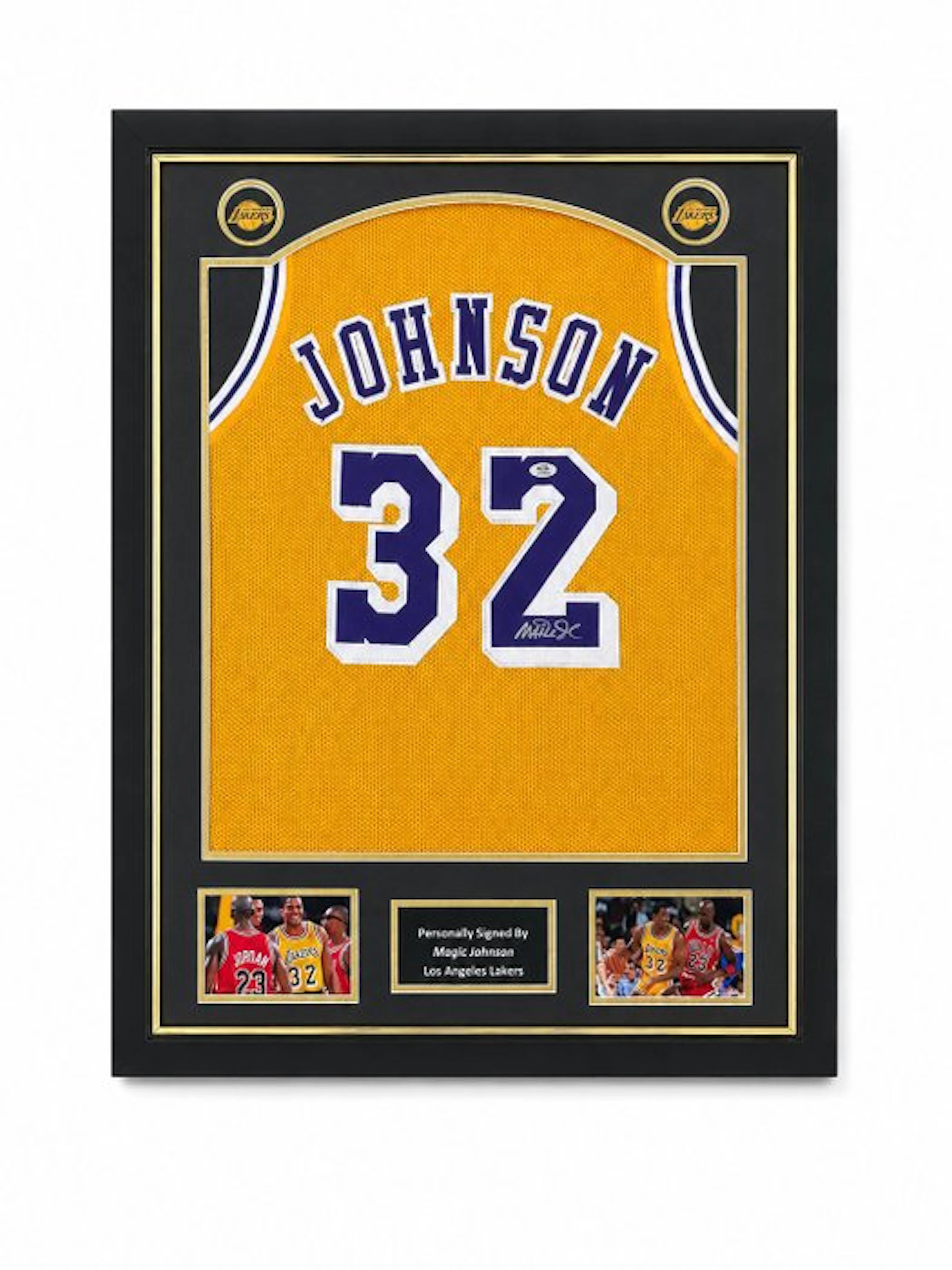 Los Angeles Lakers - NBA - Magic Johnson - Premium Frame - NBA Jersey