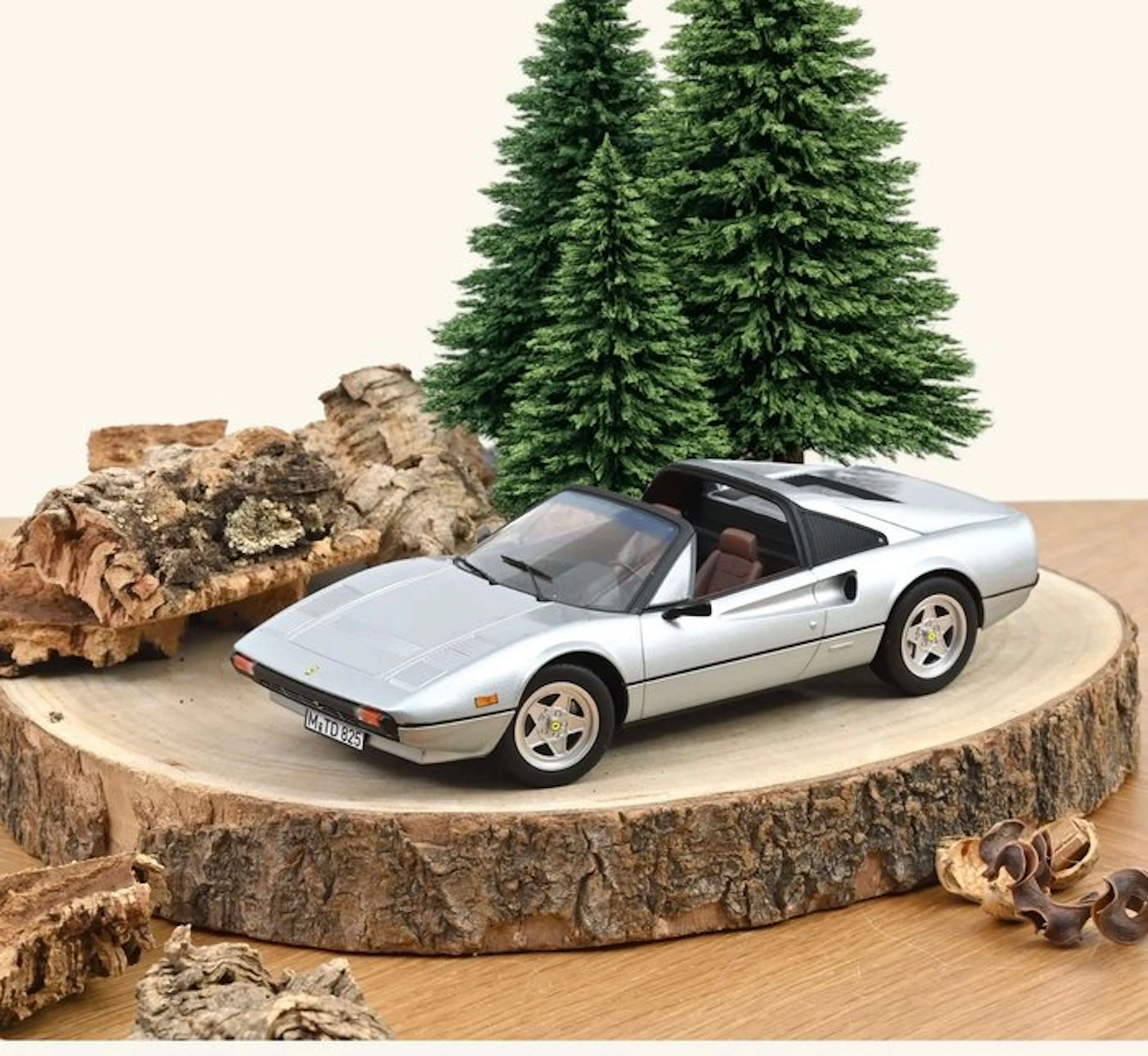 Norev 1:18 - Model sports car - Ferrari 308 GTS (1982) Argent - 1982